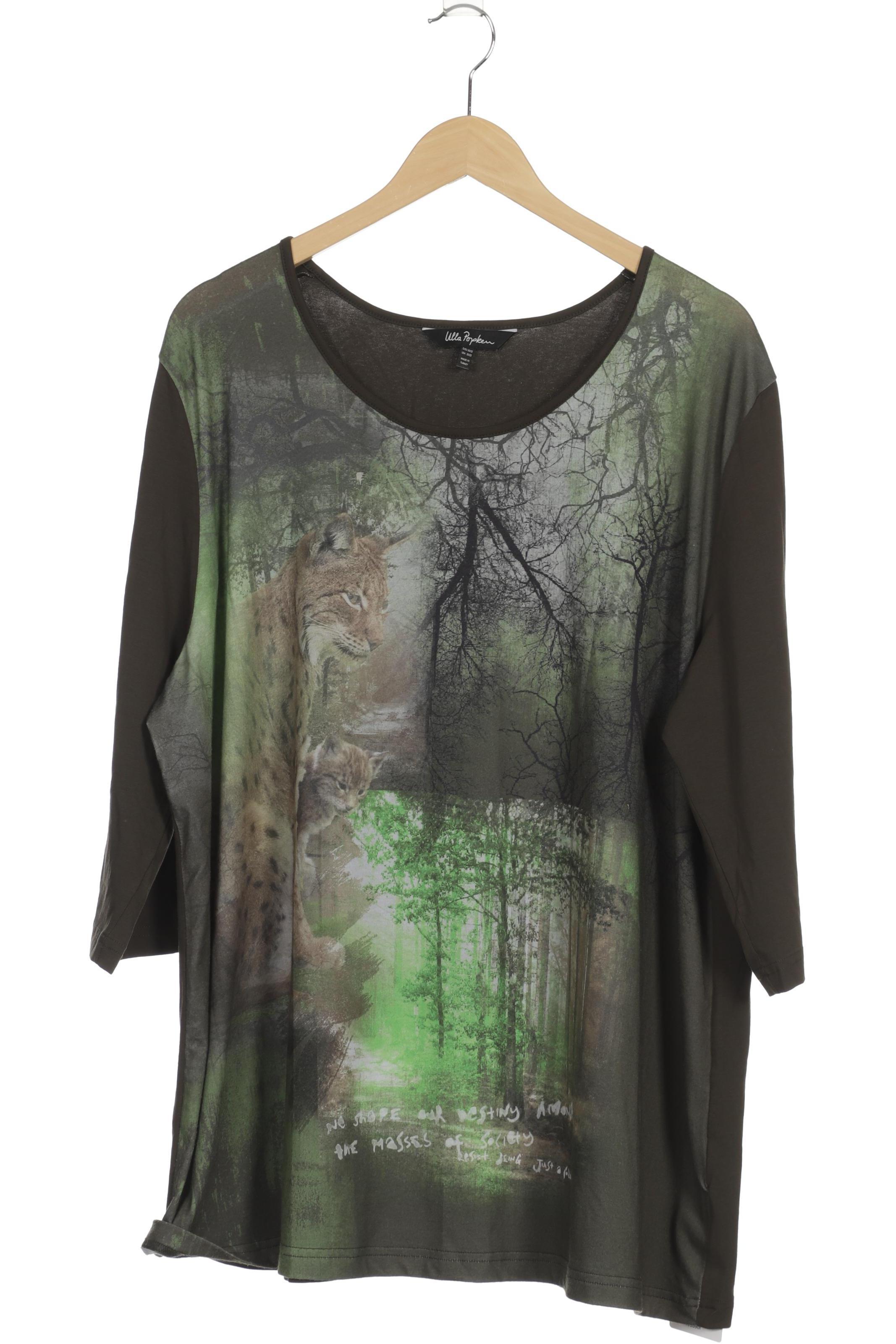 

Ulla Popken Damen Langarmshirt, grün, Gr. 50