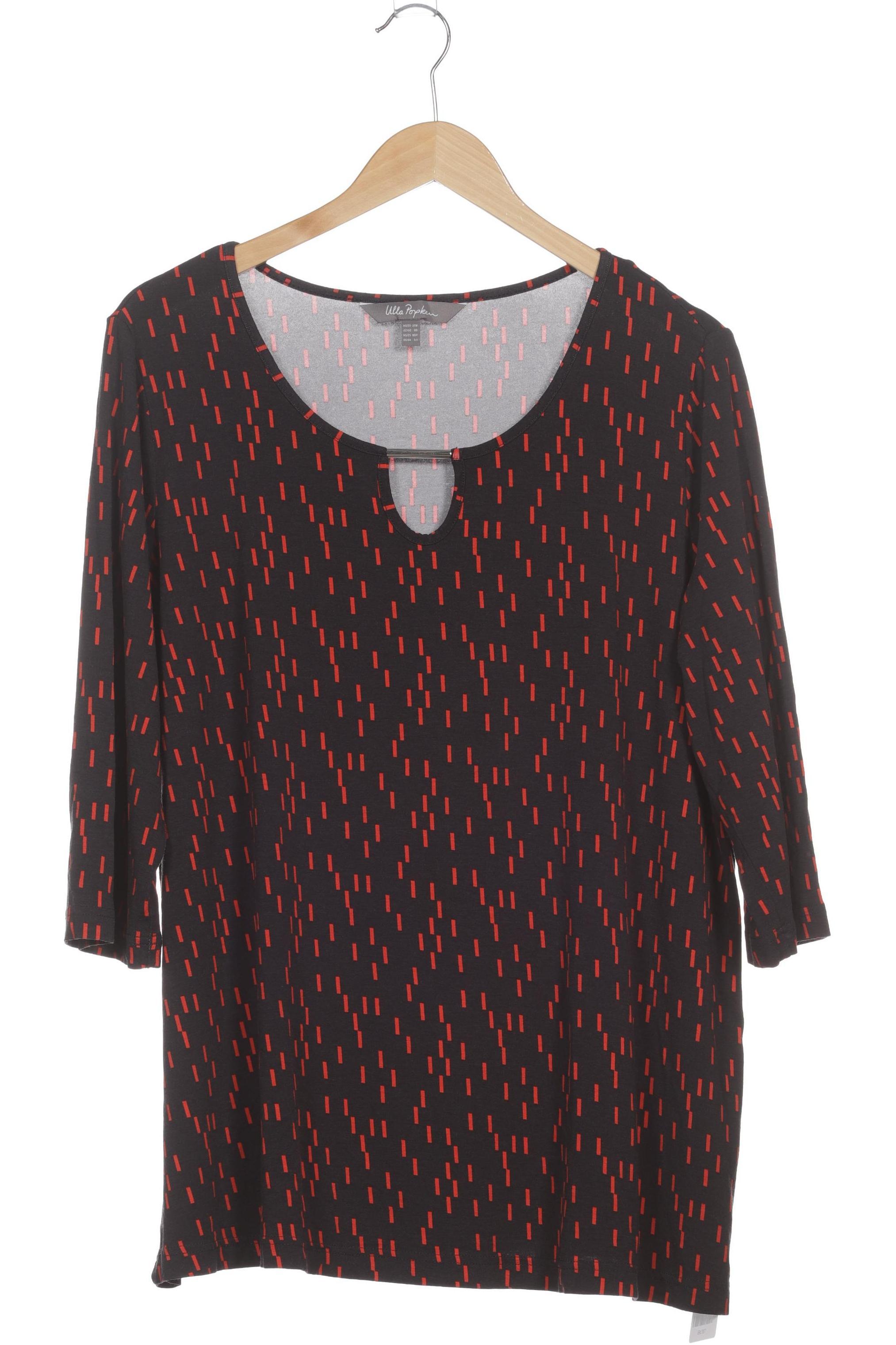 

Ulla Popken Damen Langarmshirt, schwarz, Gr. 46
