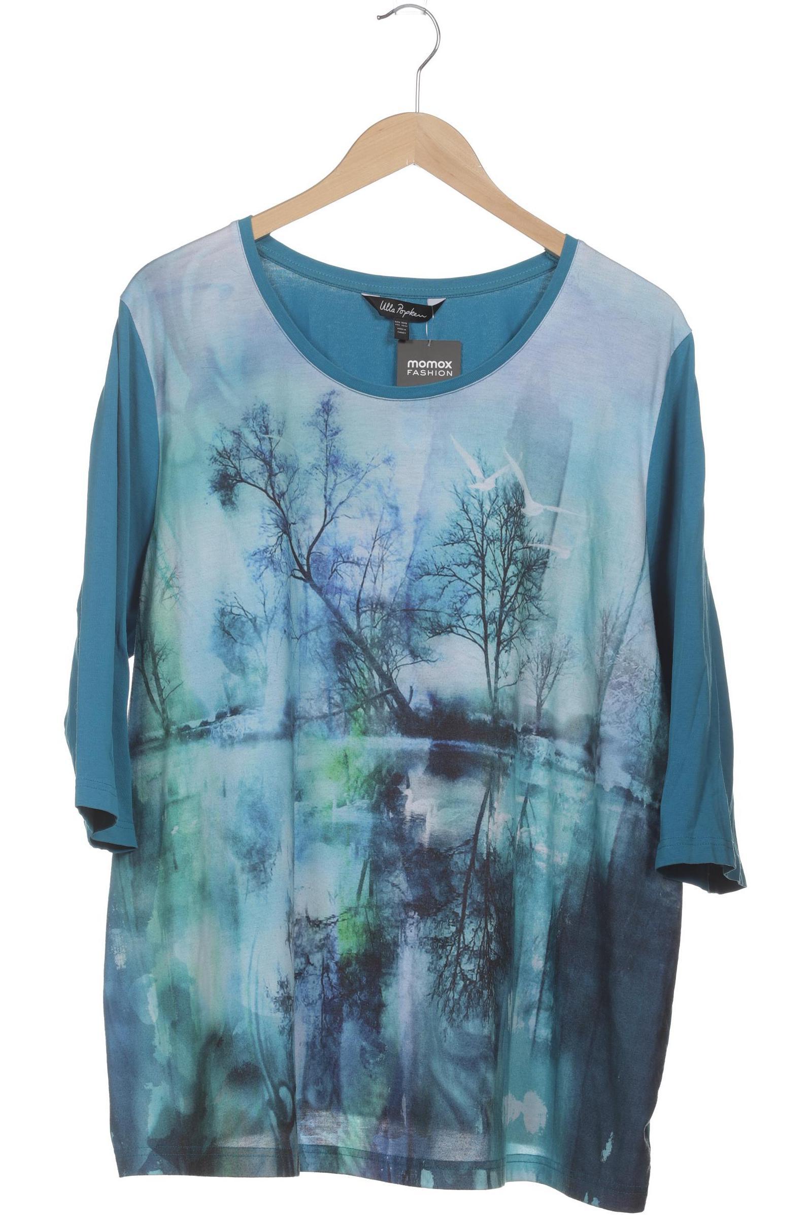 

Ulla Popken Damen Langarmshirt, blau, Gr. 50