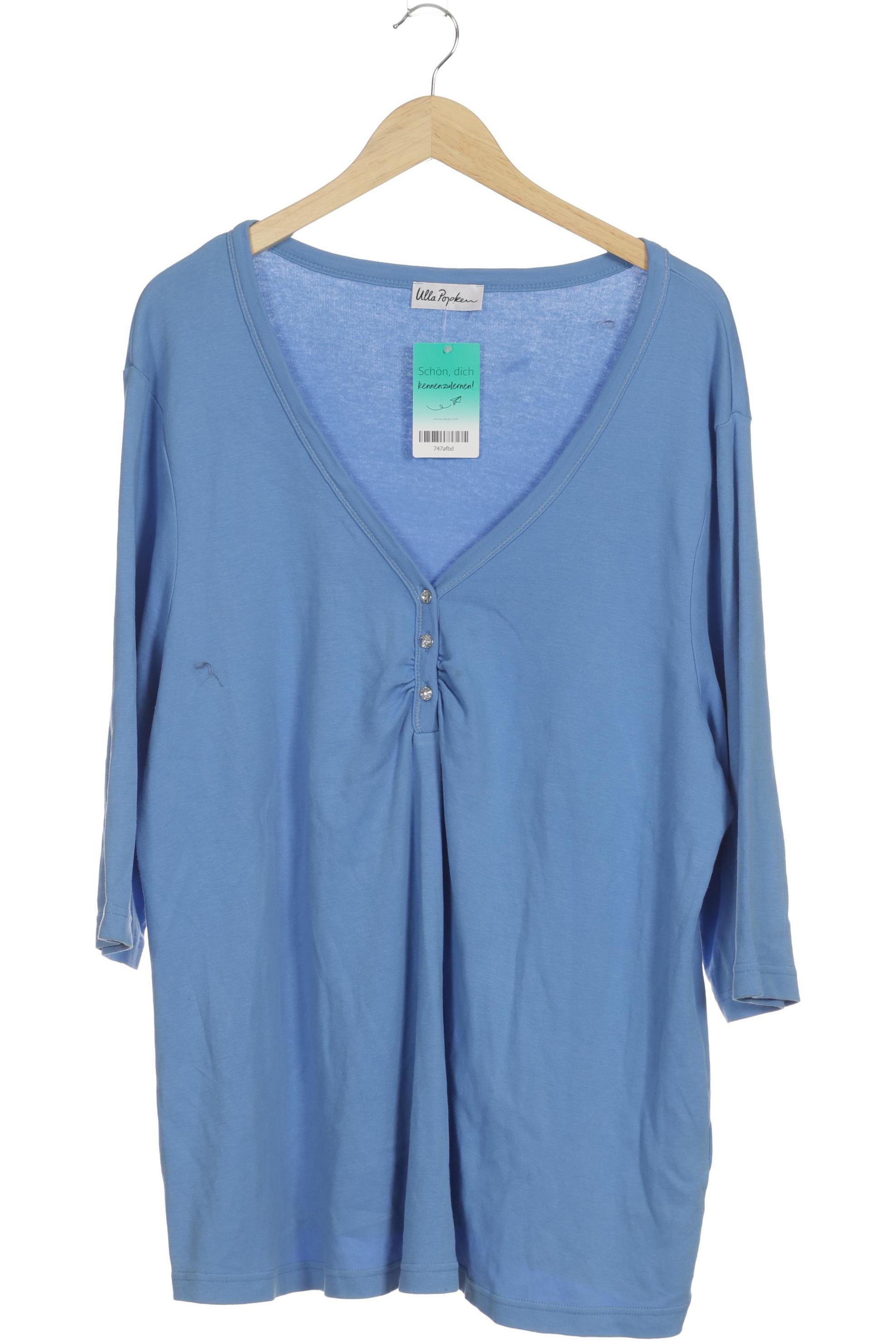 

Ulla Popken Damen Langarmshirt, blau, Gr. 50