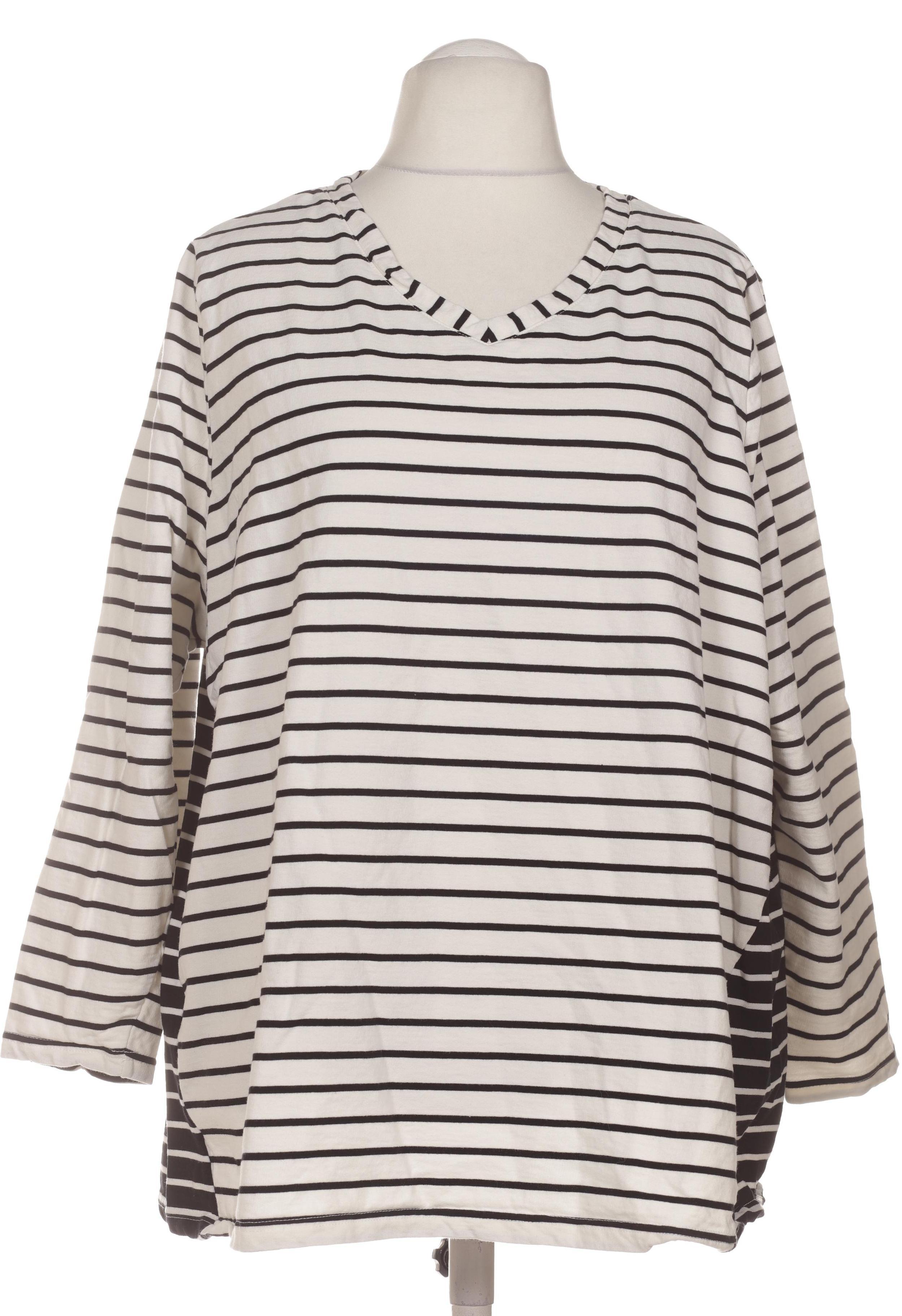 

Ulla Popken Damen Langarmshirt, weiß, Gr. 54