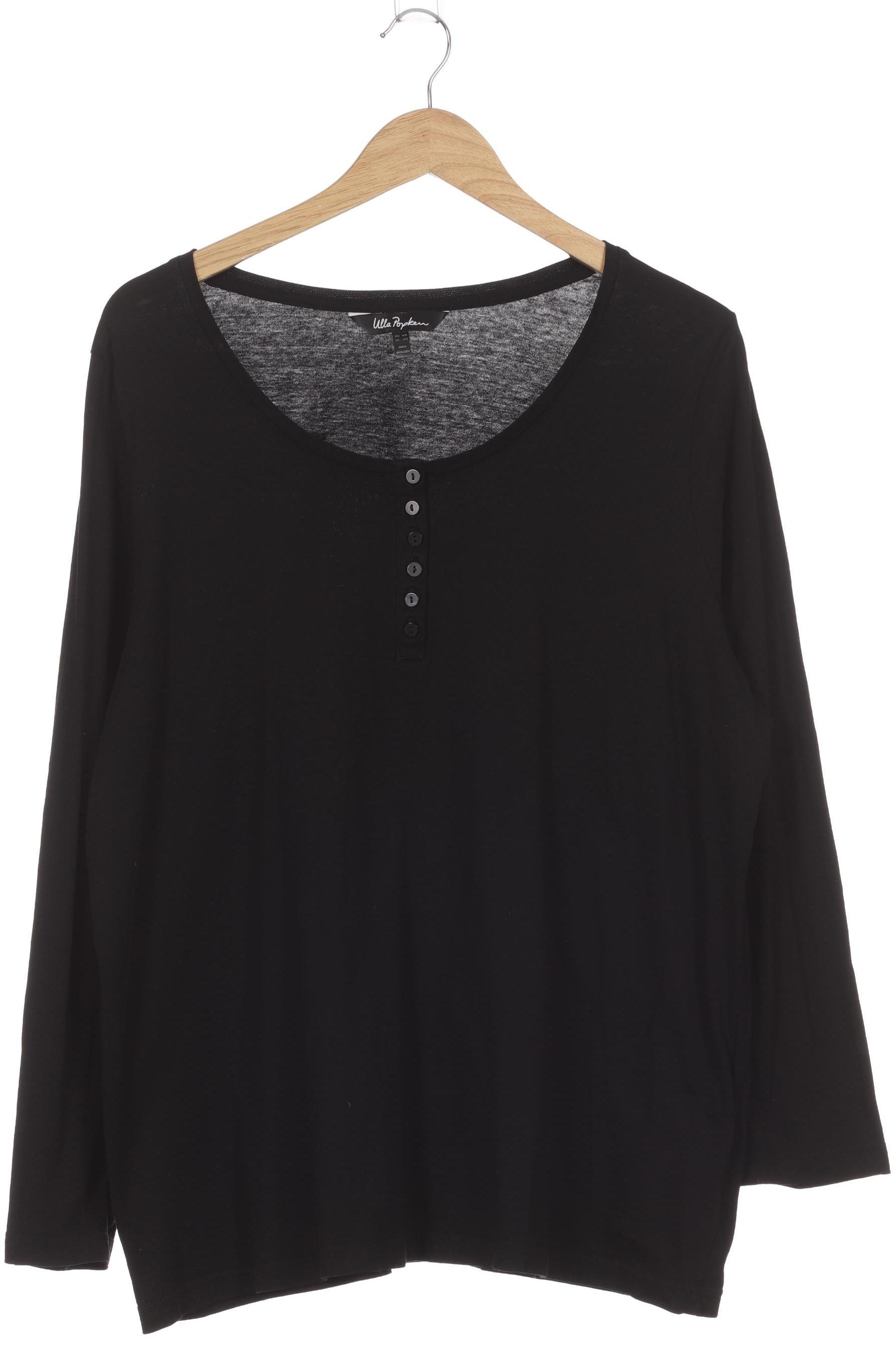 

Ulla Popken Damen Langarmshirt, schwarz, Gr. 46