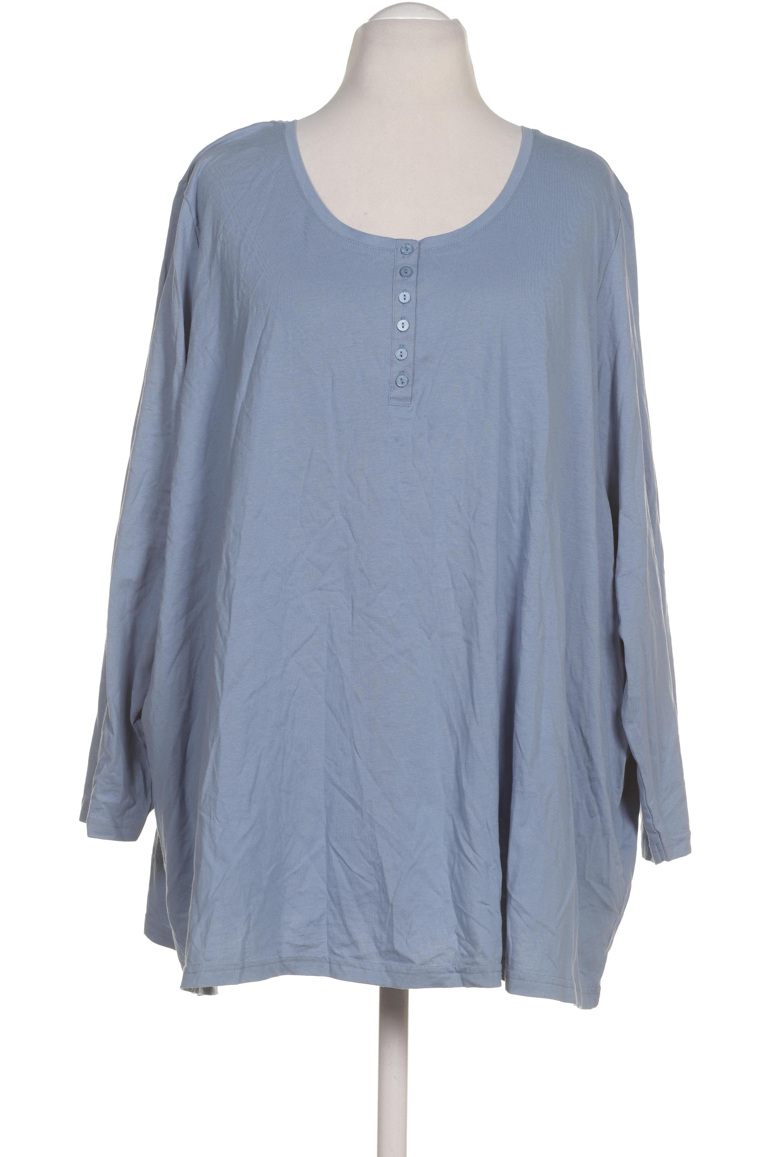 

Ulla Popken Damen Langarmshirt, blau, Gr. 62
