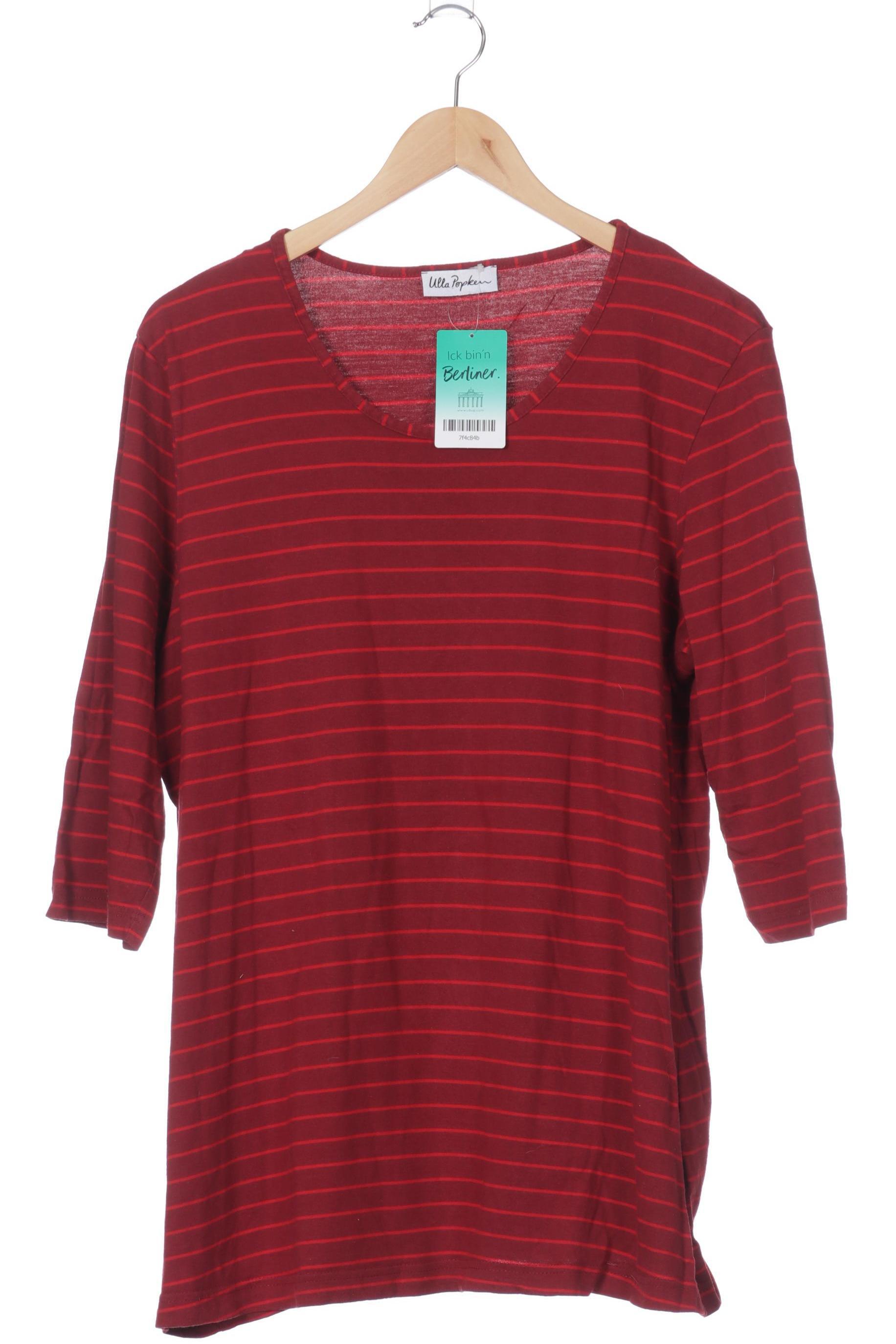 

Ulla Popken Damen Langarmshirt, rot, Gr. 46