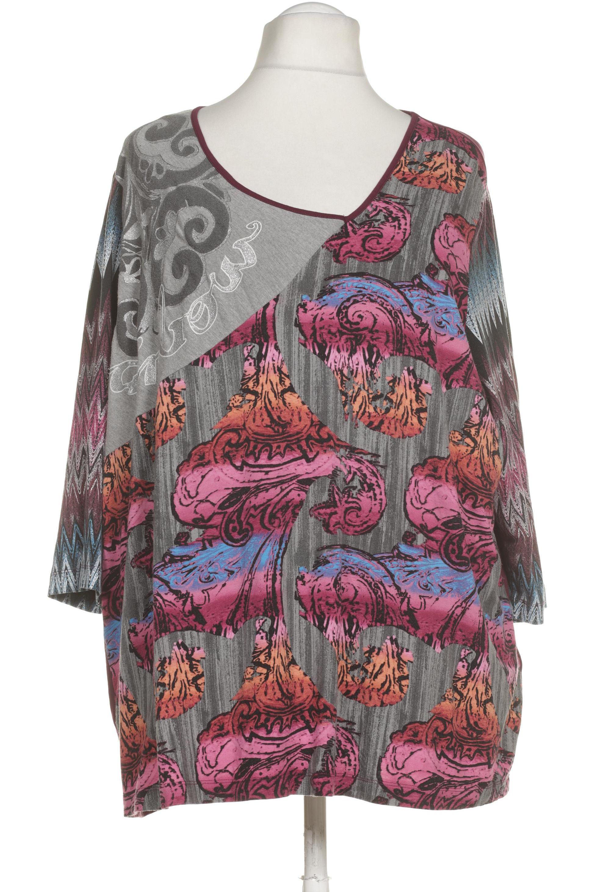 

Ulla Popken Damen Langarmshirt, lila, Gr. 54