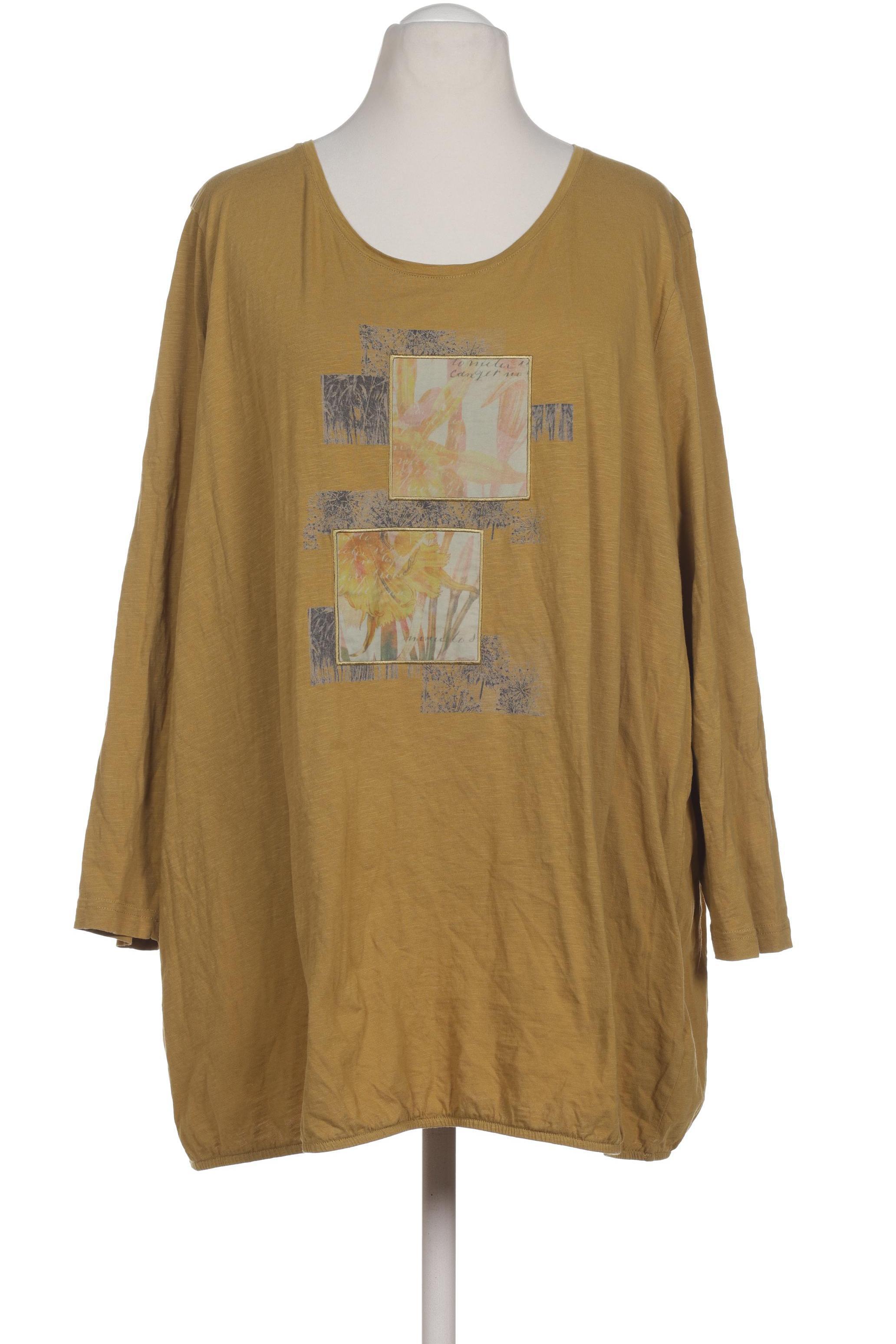 

Ulla Popken Damen Langarmshirt, gelb, Gr. 54