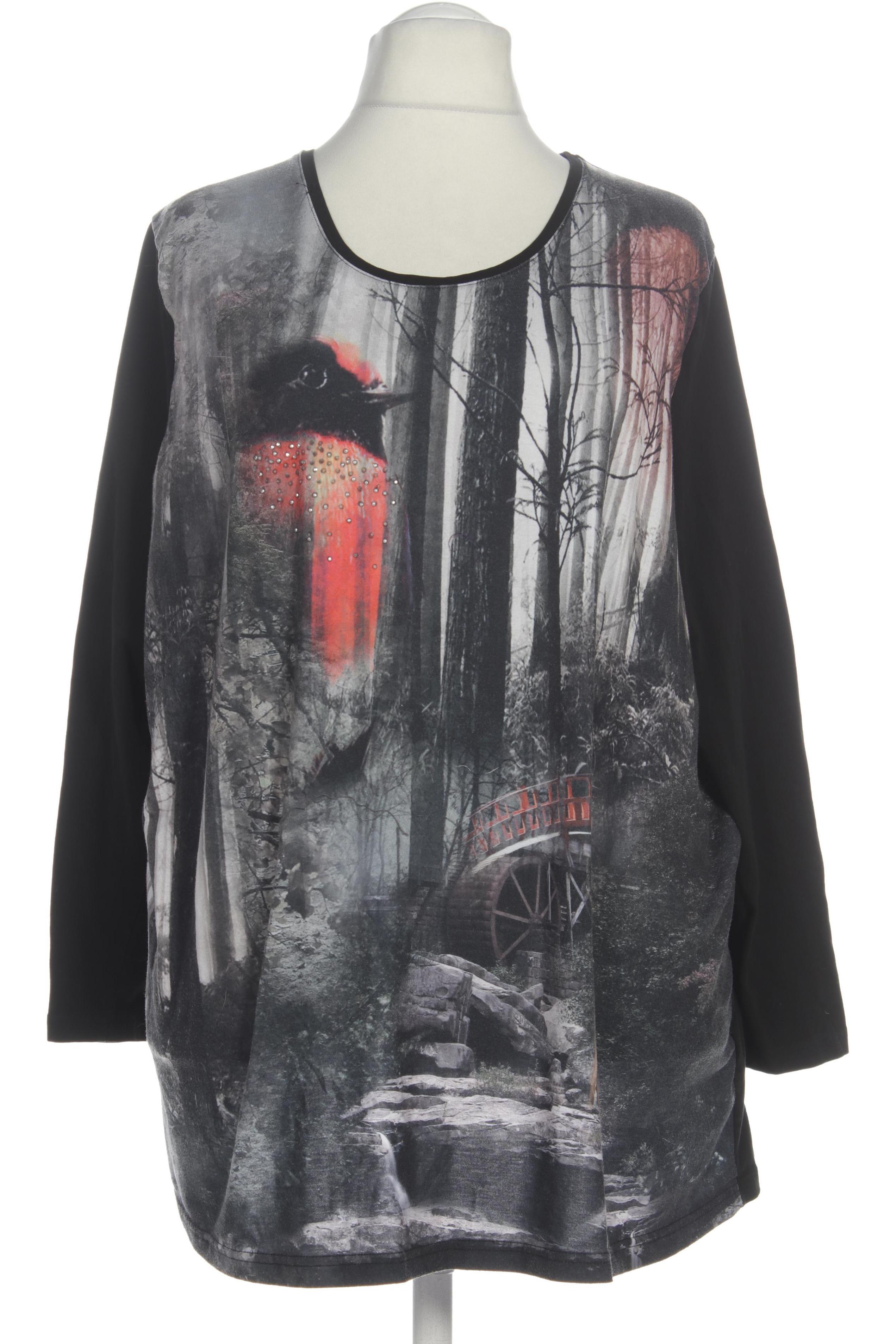 

Ulla Popken Damen Langarmshirt, schwarz, Gr. 54