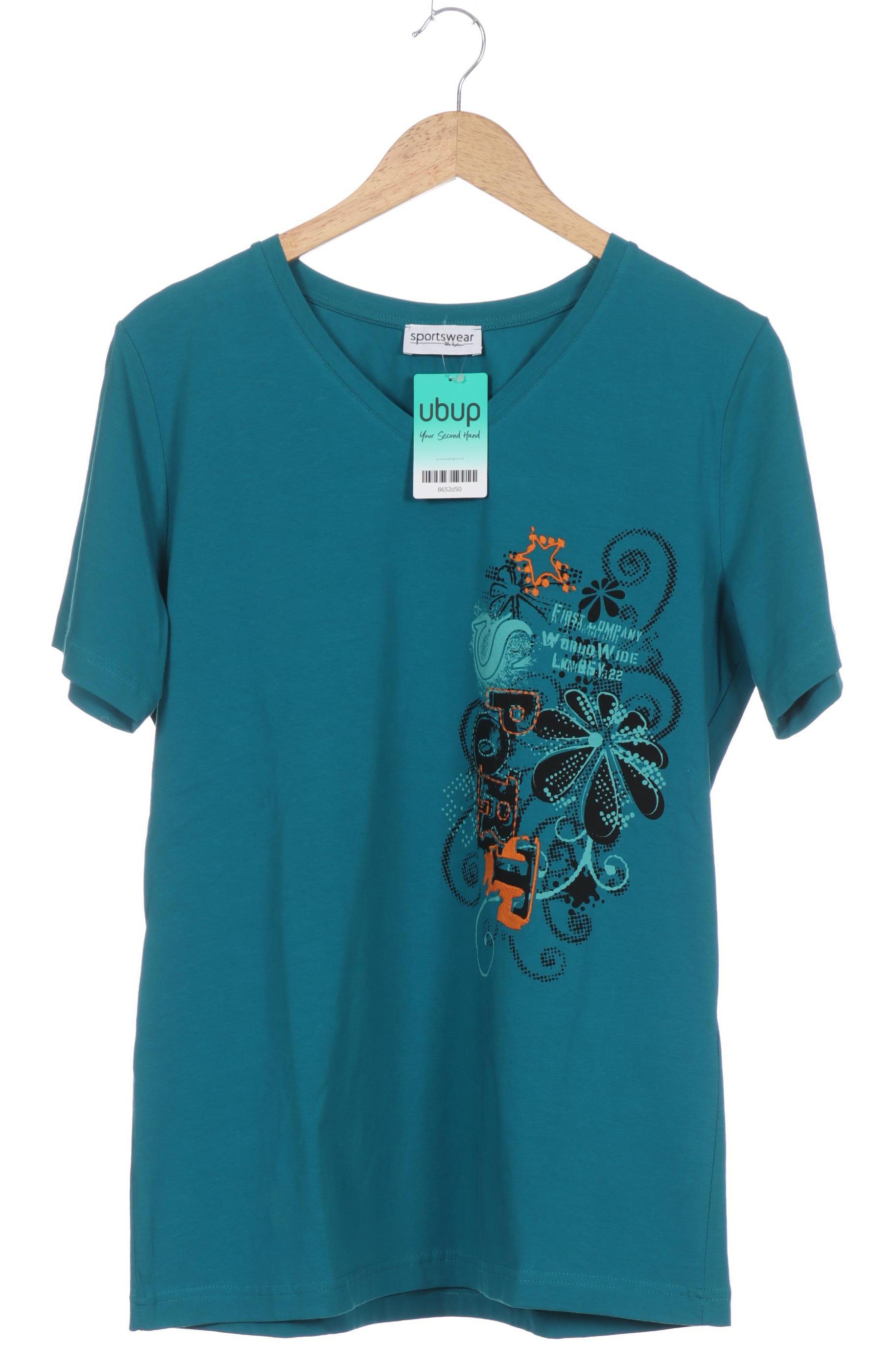 

Ulla Popken Damen Langarmshirt, blau, Gr. 42