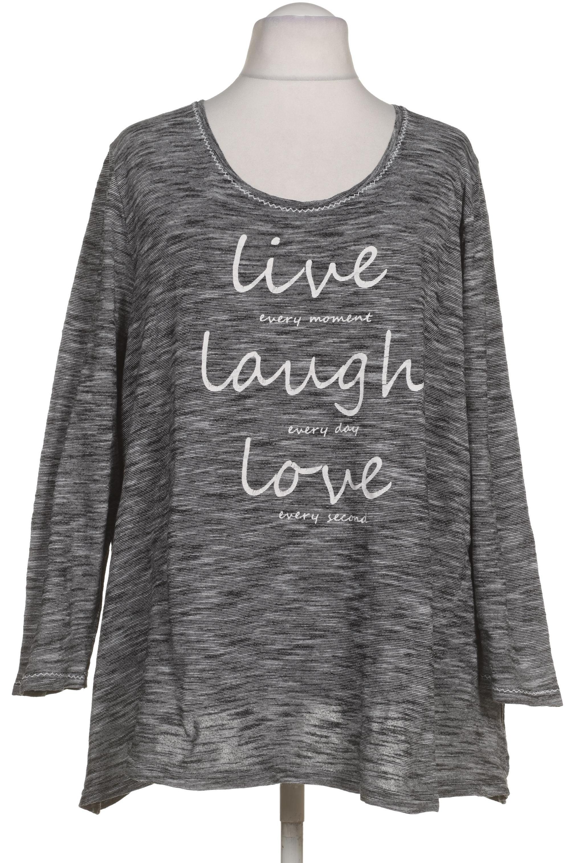 

Ulla Popken Damen Langarmshirt, schwarz, Gr. 54