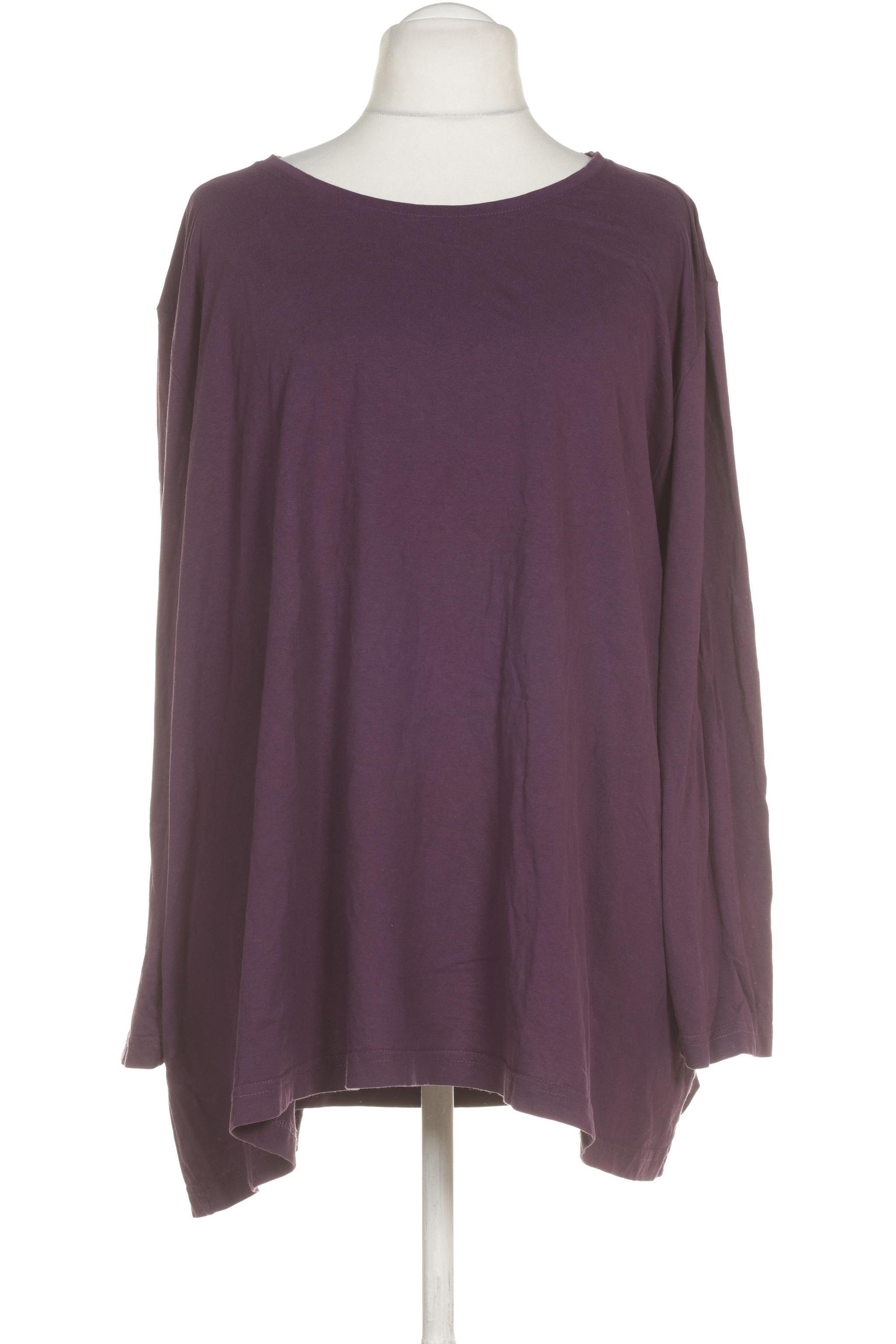 

Ulla Popken Damen Langarmshirt, lila, Gr. 62