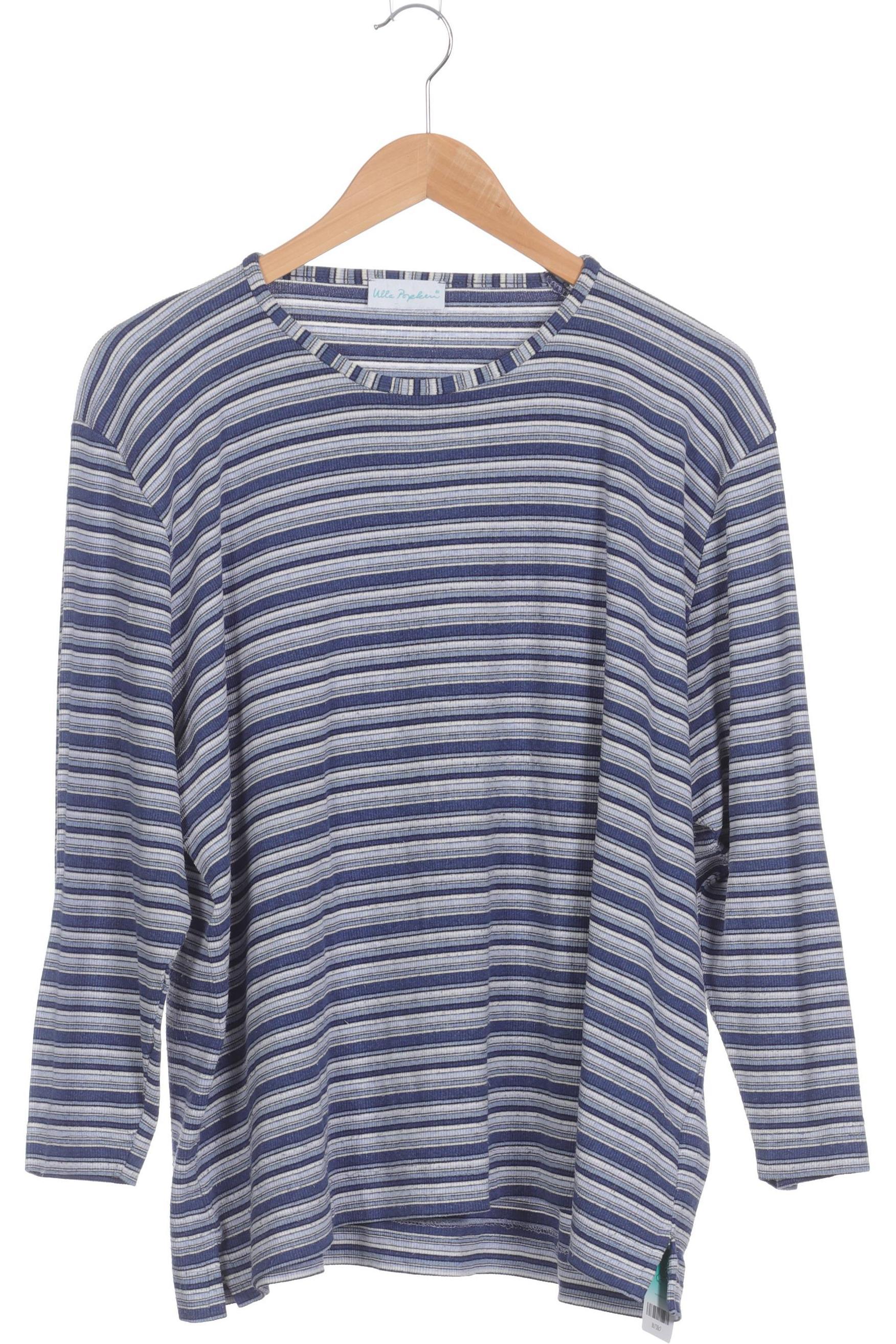 

Ulla Popken Damen Langarmshirt, blau, Gr. 50