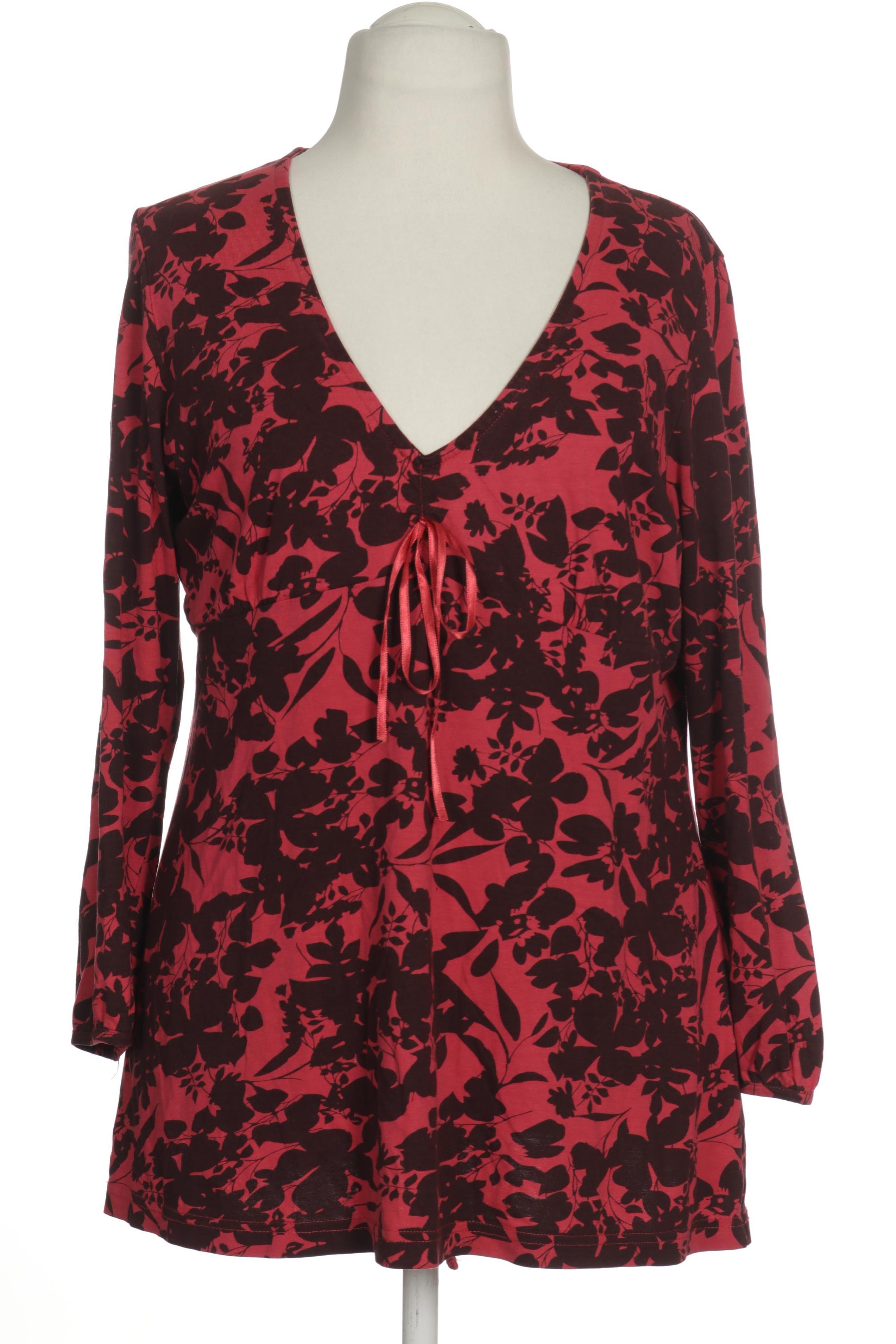 

Ulla Popken Damen Langarmshirt, pink, Gr. 46