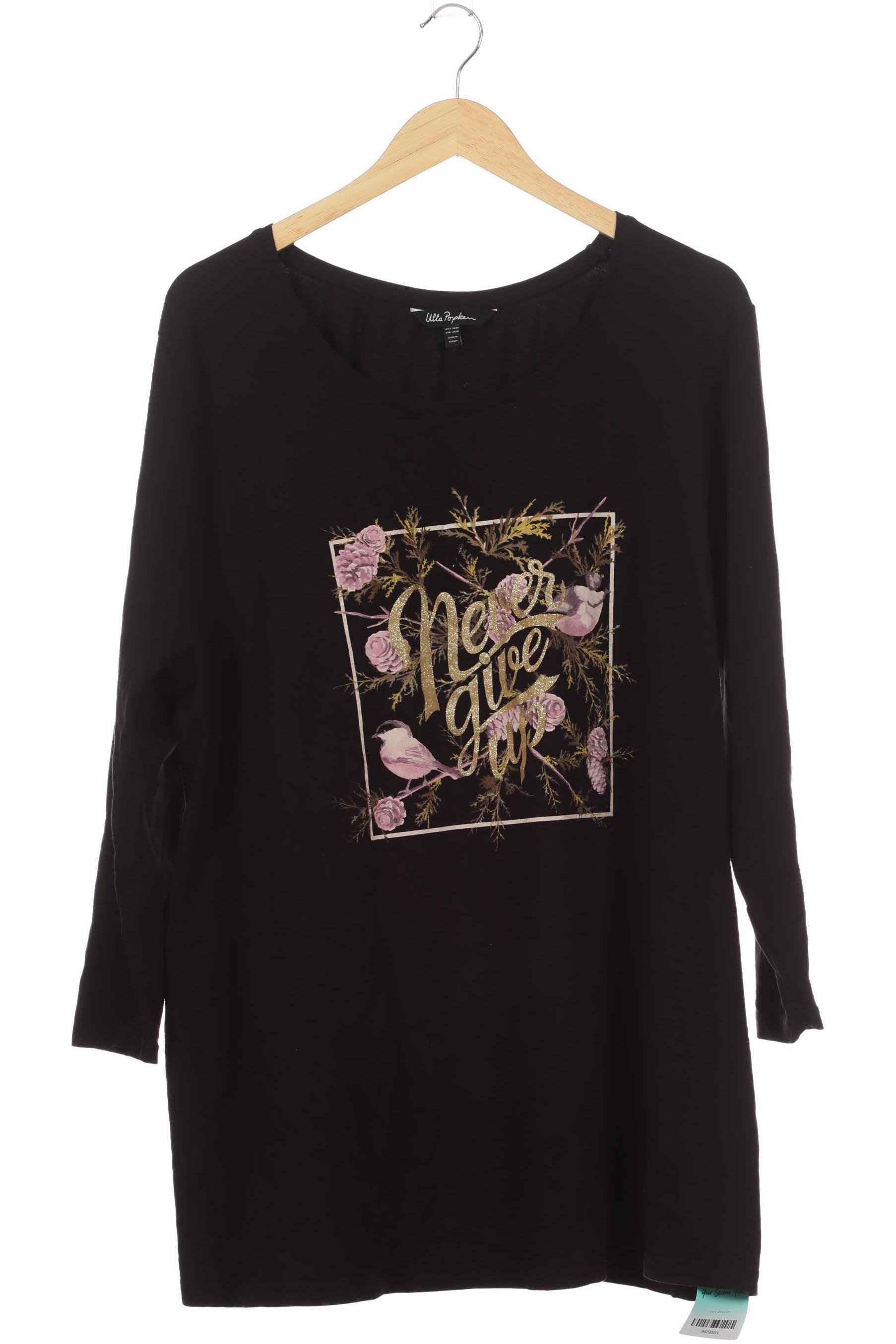 

Ulla Popken Damen Langarmshirt, schwarz, Gr. 58