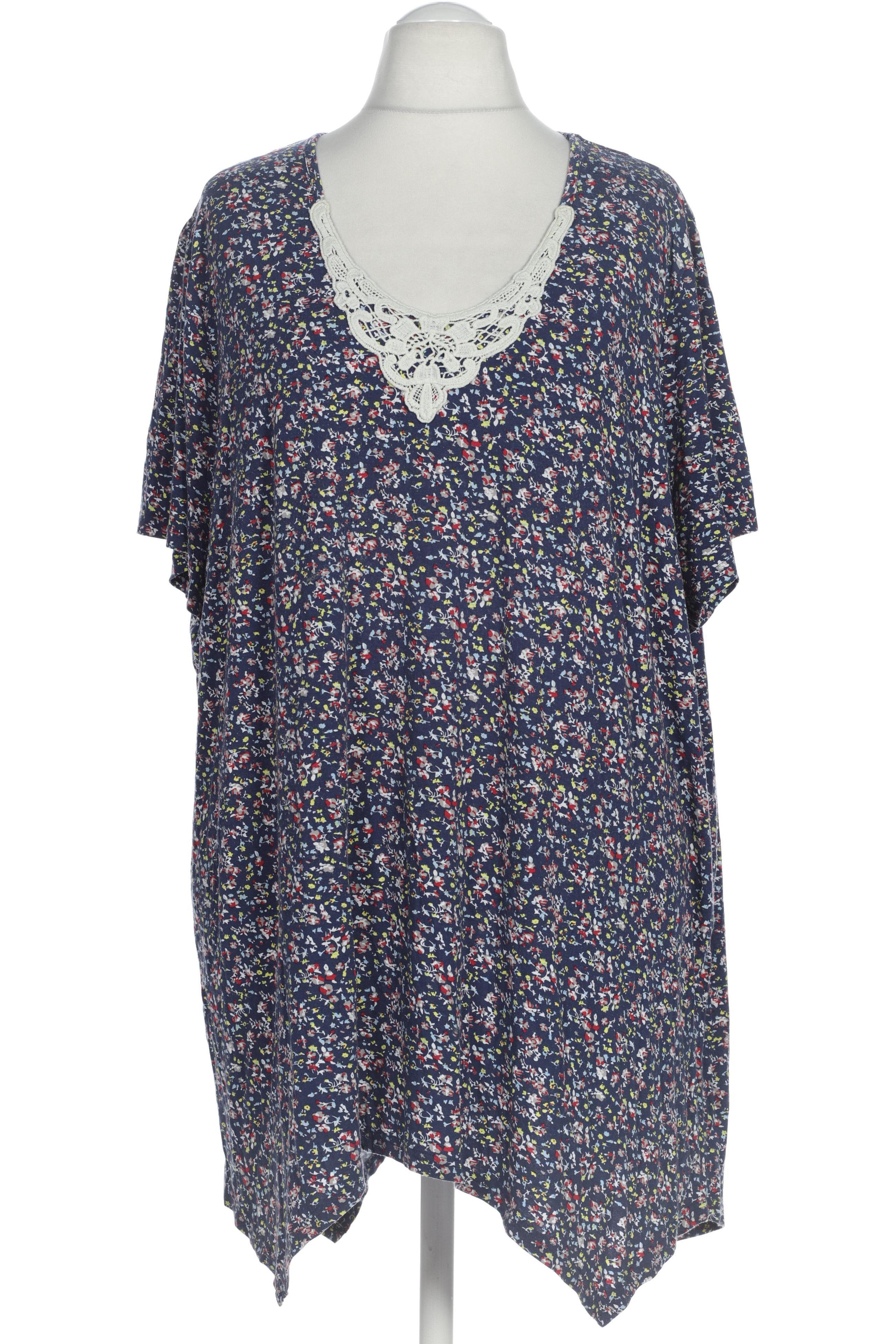 

Ulla Popken Damen T-Shirt, blau, Gr. 58