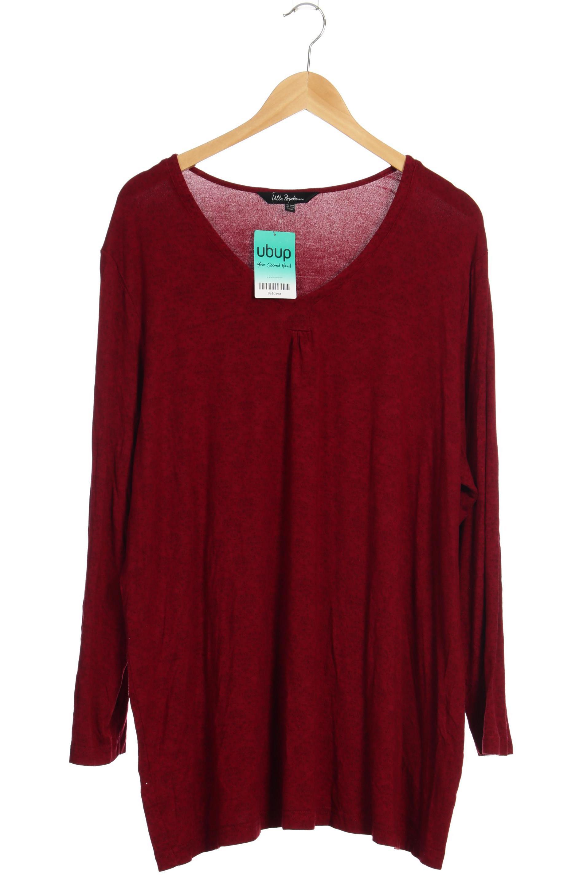 

Ulla Popken Damen Langarmshirt, rot, Gr. 50