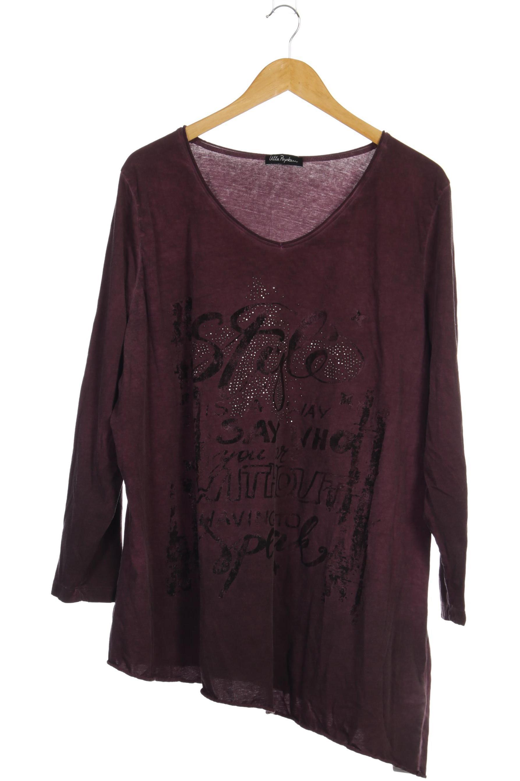 

Ulla Popken Damen Langarmshirt, rot, Gr.