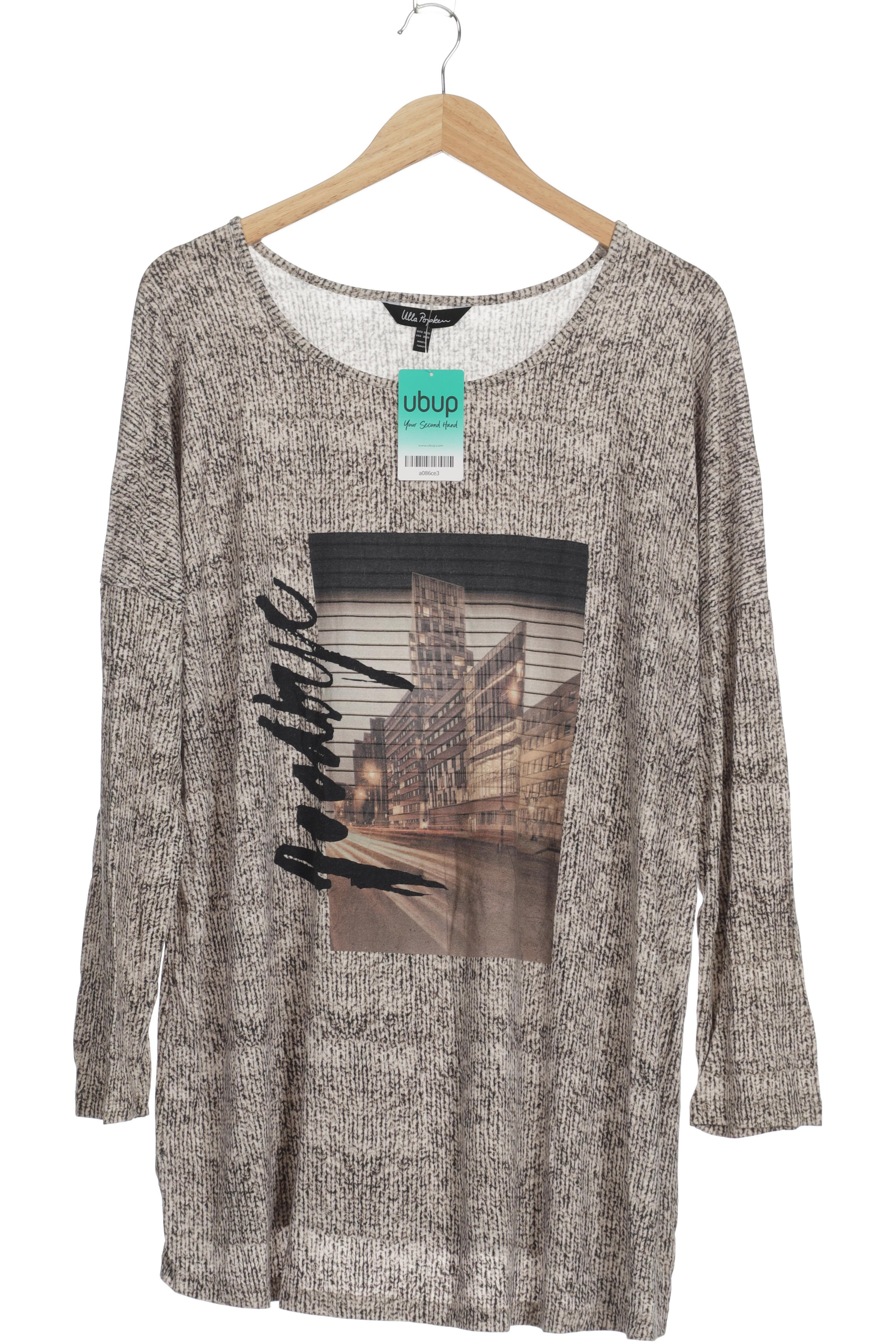 

Ulla Popken Damen Langarmshirt, braun, Gr. 50