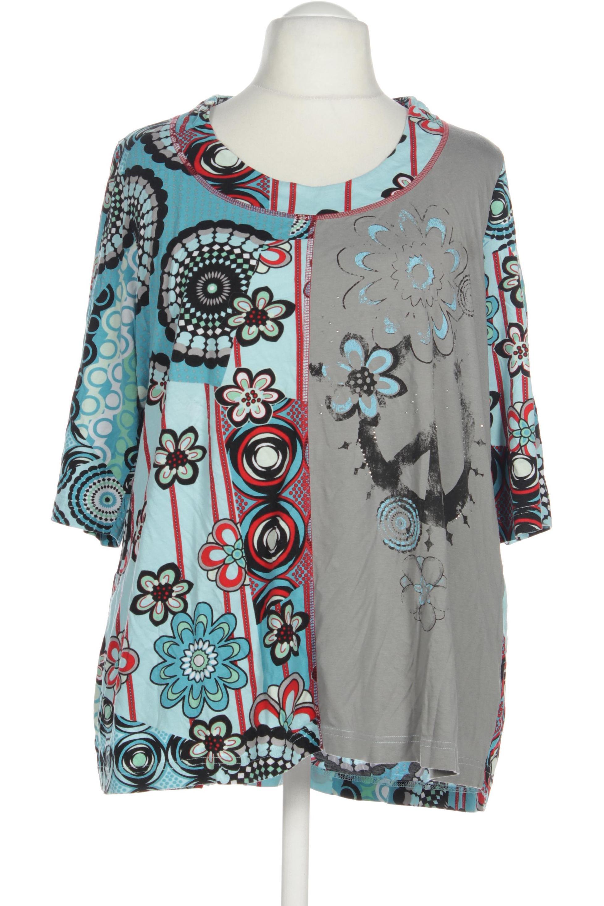 

Ulla Popken Damen Langarmshirt, blau, Gr. 54