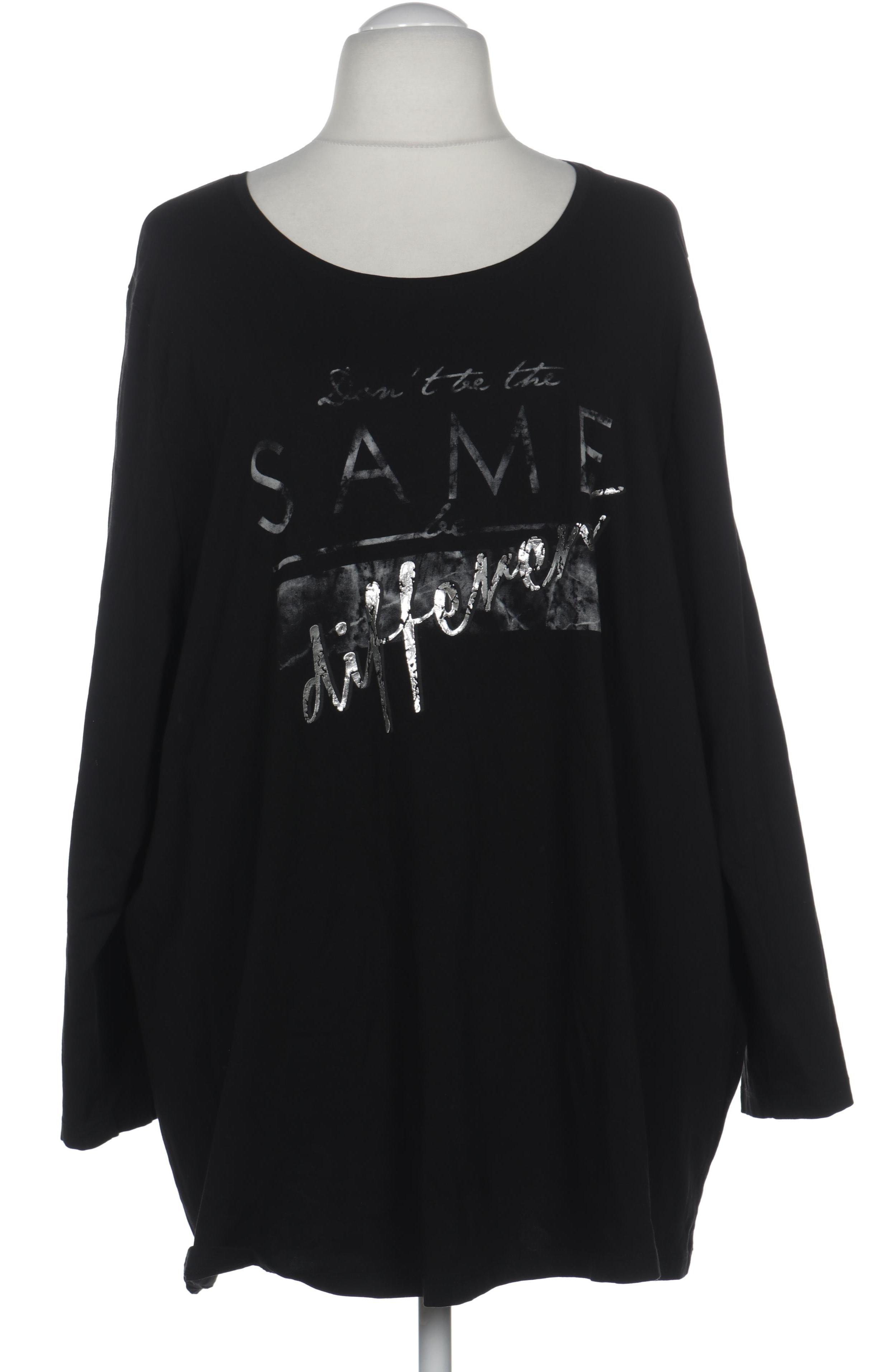 

Ulla Popken Damen Langarmshirt, schwarz, Gr. 58