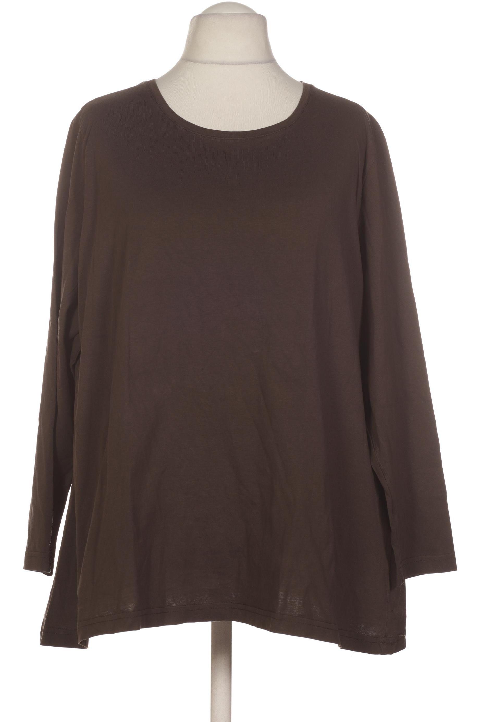 

Ulla Popken Damen Langarmshirt, braun, Gr. 54