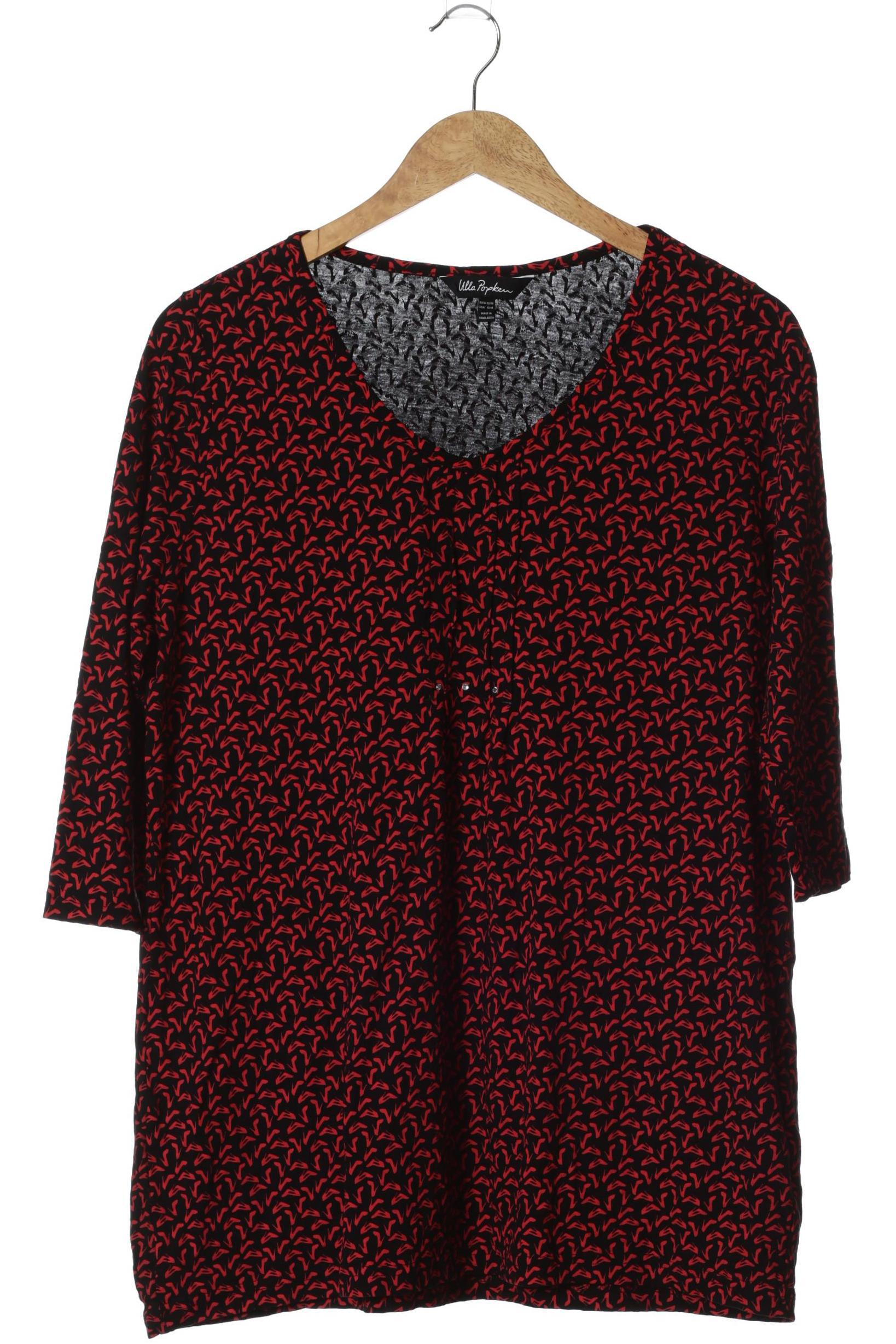 

Ulla Popken Damen Langarmshirt, rot, Gr. 42