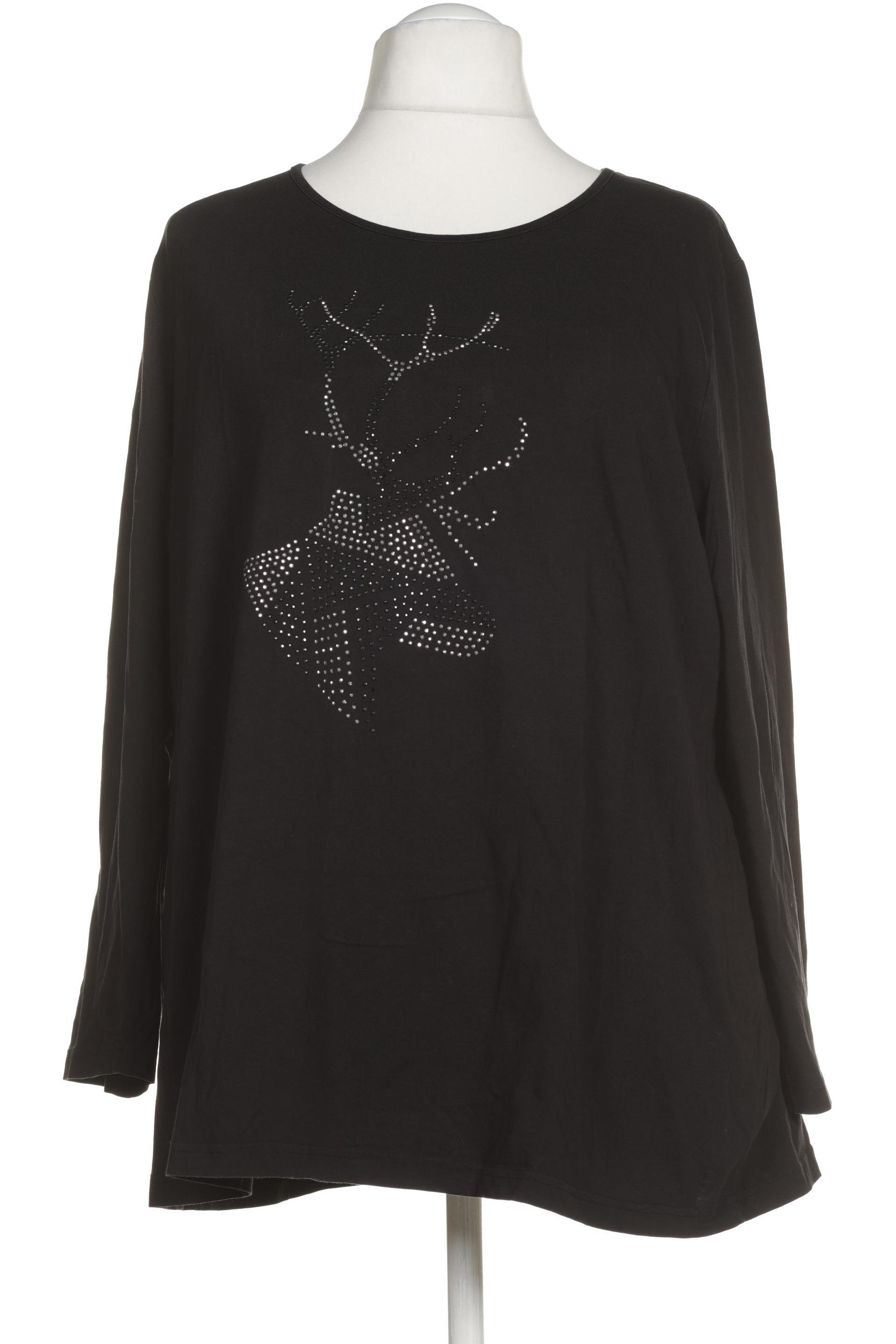 

Ulla Popken Damen Langarmshirt, schwarz, Gr. 50