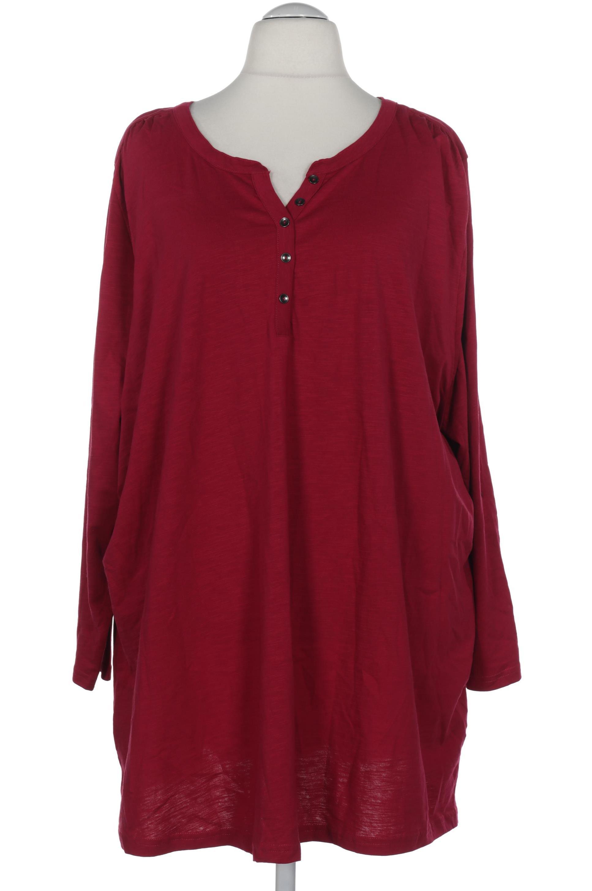 

Ulla Popken Damen Langarmshirt, pink, Gr. 62