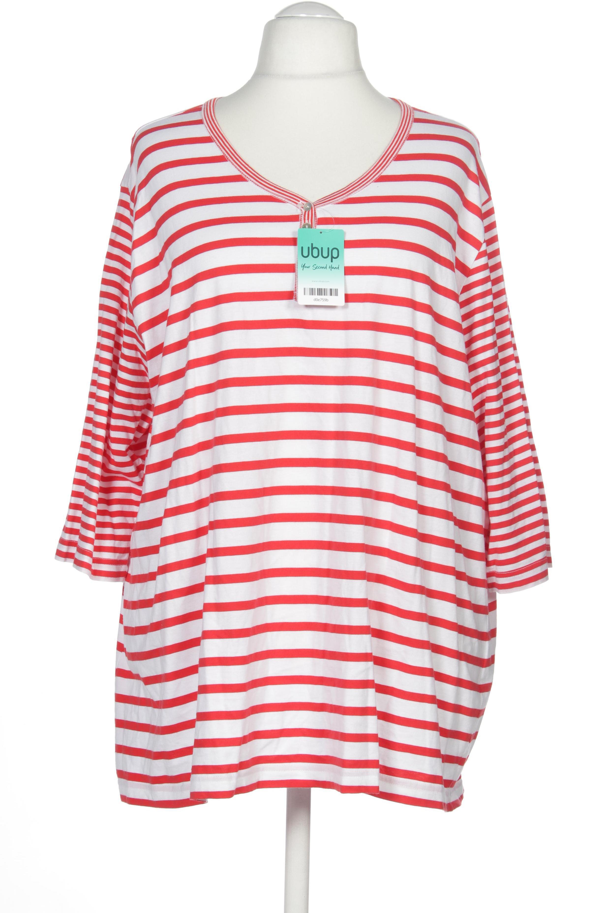 

Ulla Popken Damen Langarmshirt, rot, Gr. 54