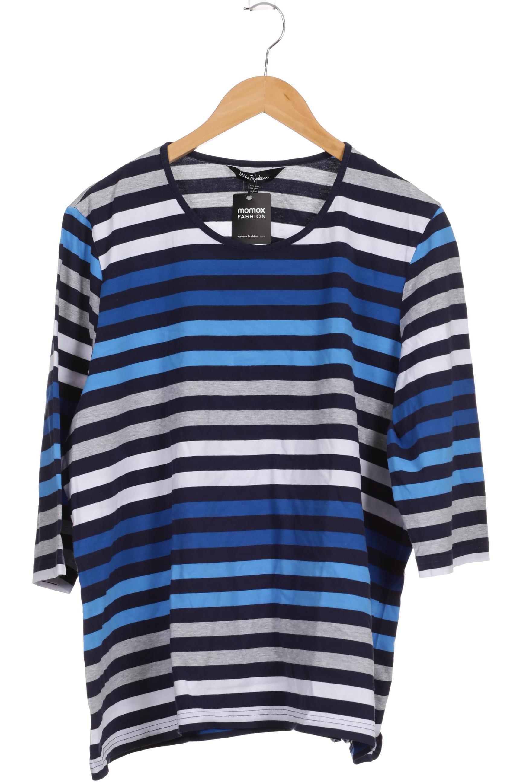 

Ulla Popken Damen Langarmshirt, blau, Gr. 46