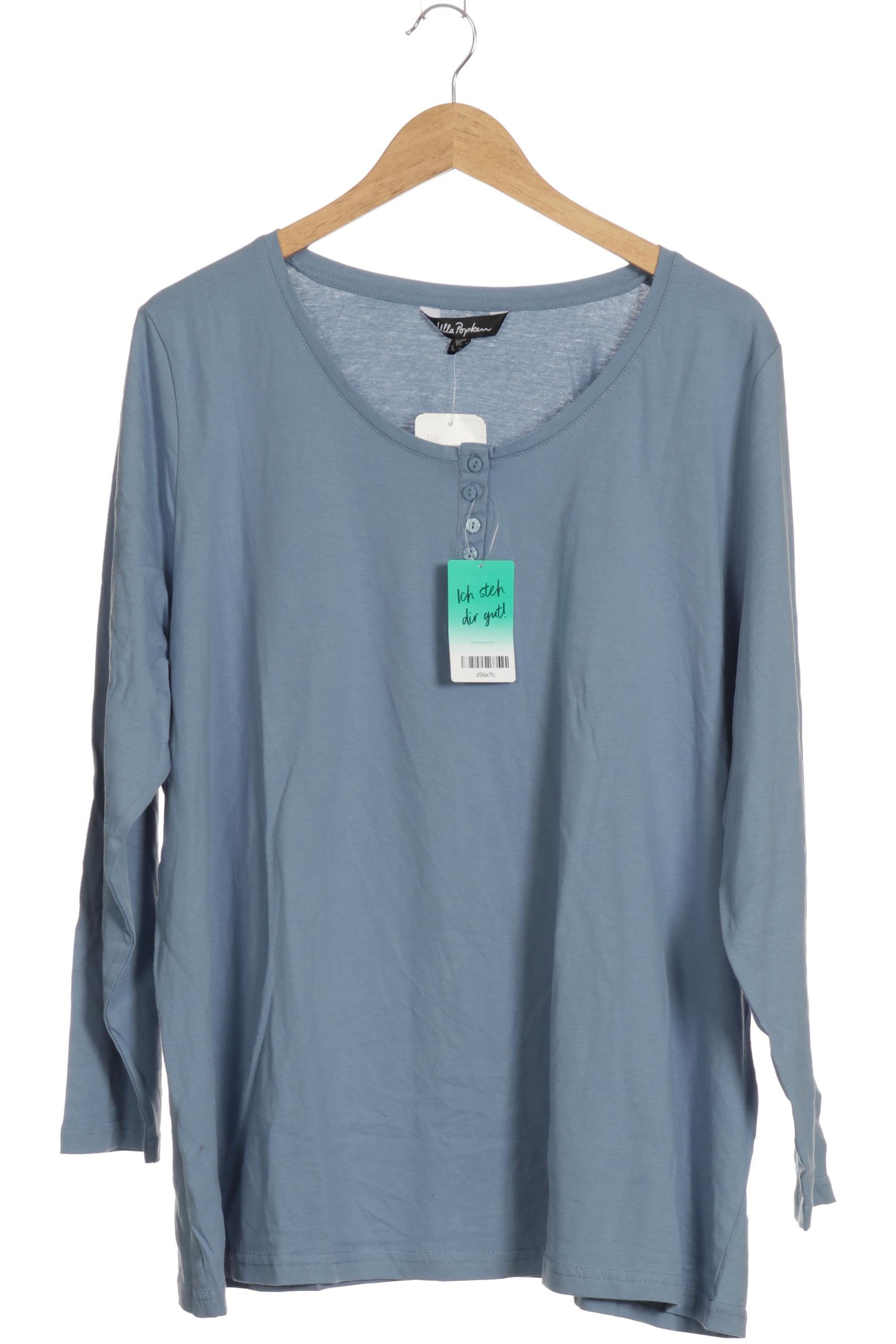 

Ulla Popken Damen Langarmshirt, blau, Gr. 50