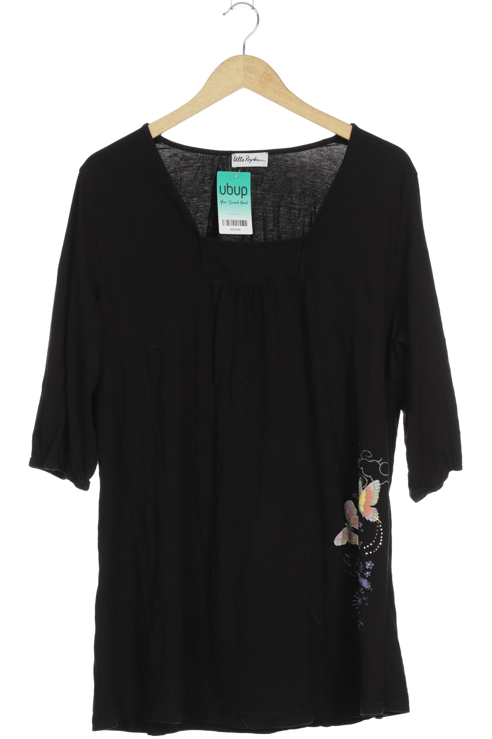 

Ulla Popken Damen Langarmshirt, schwarz, Gr. 46