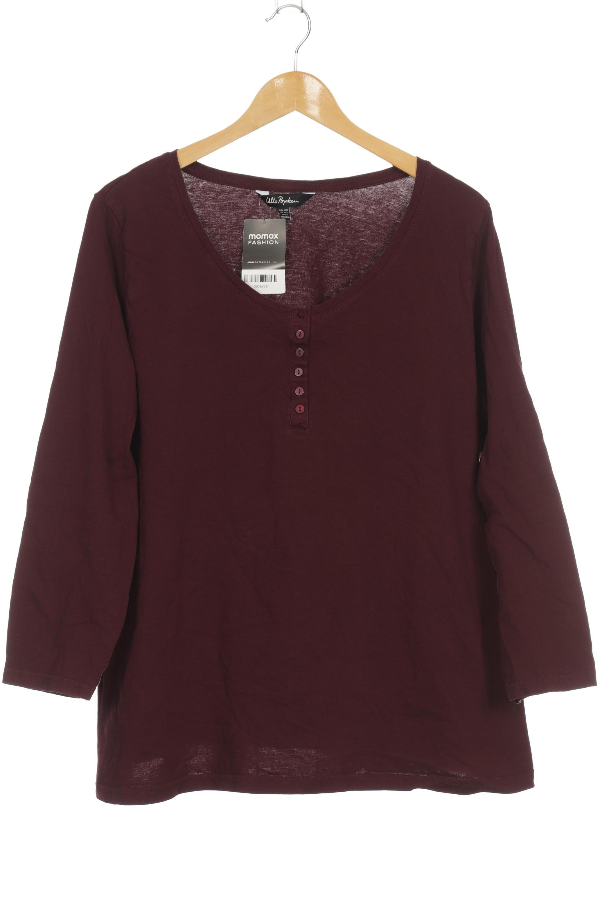 

Ulla Popken Damen Langarmshirt, lila, Gr. 50