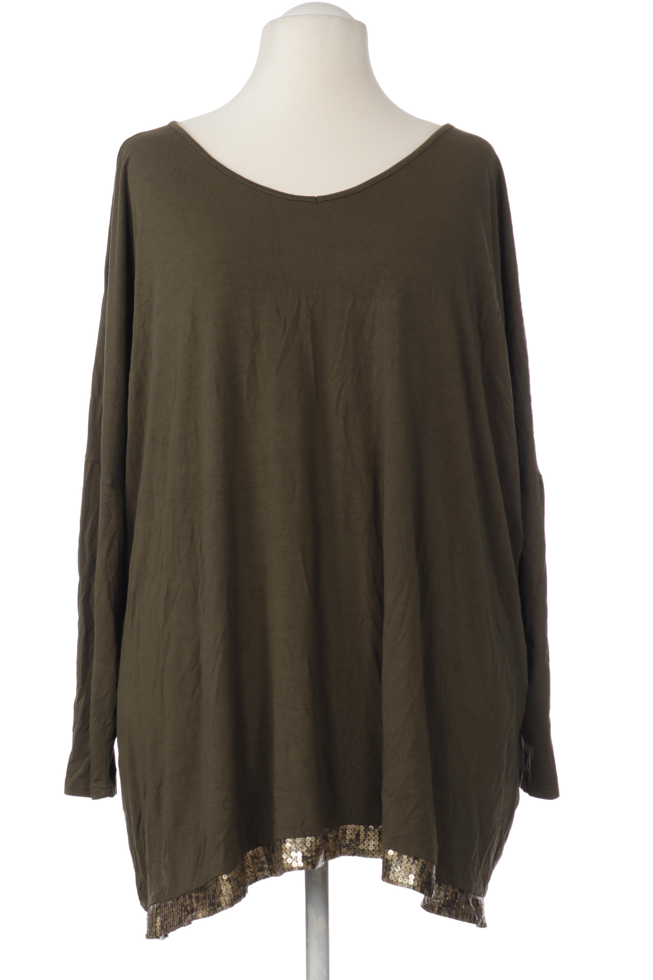 

Ulla Popken Damen Langarmshirt, grün, Gr. 62