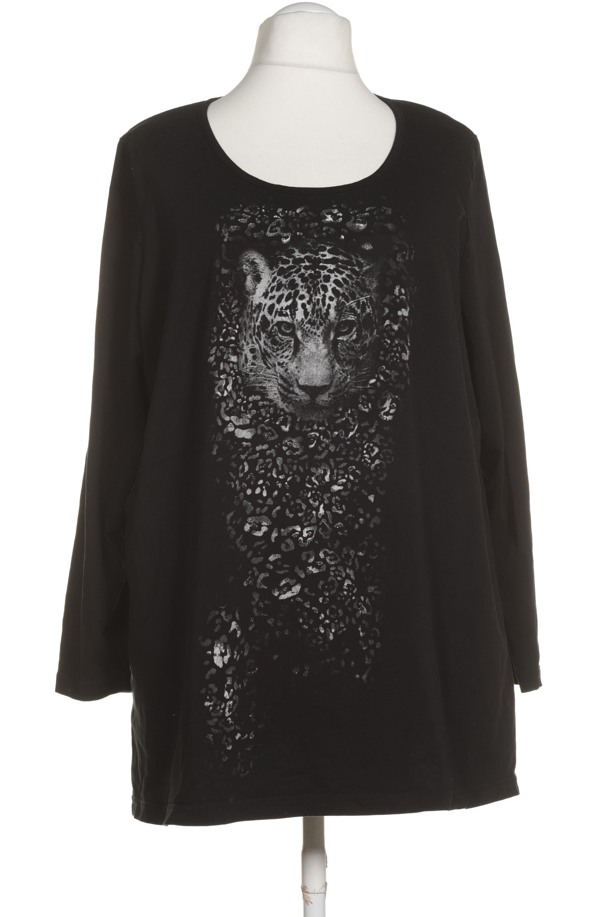 

Ulla Popken Damen Langarmshirt, schwarz, Gr. 54