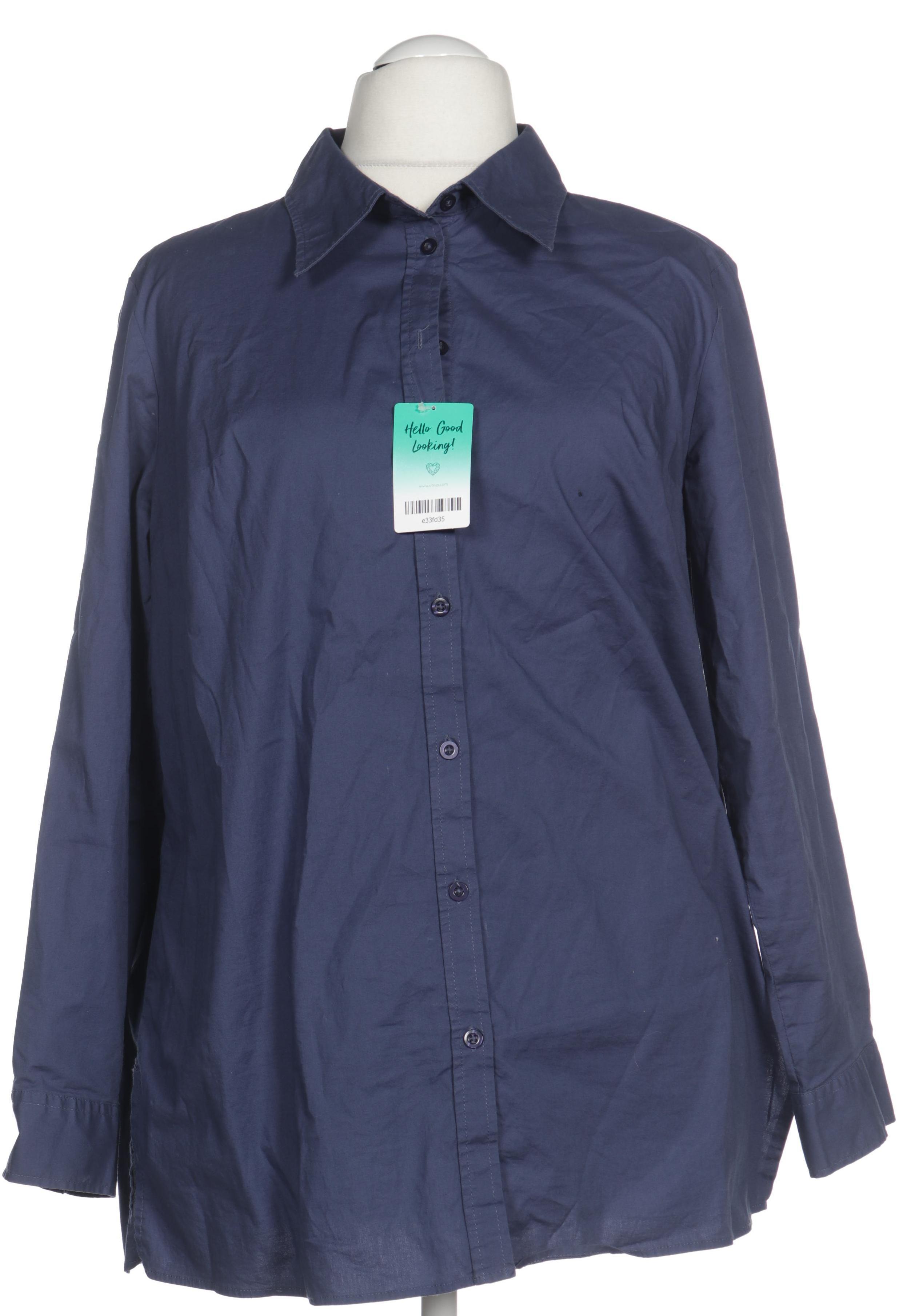 

Ulla Popken Damen Langarmshirt, blau, Gr. 46