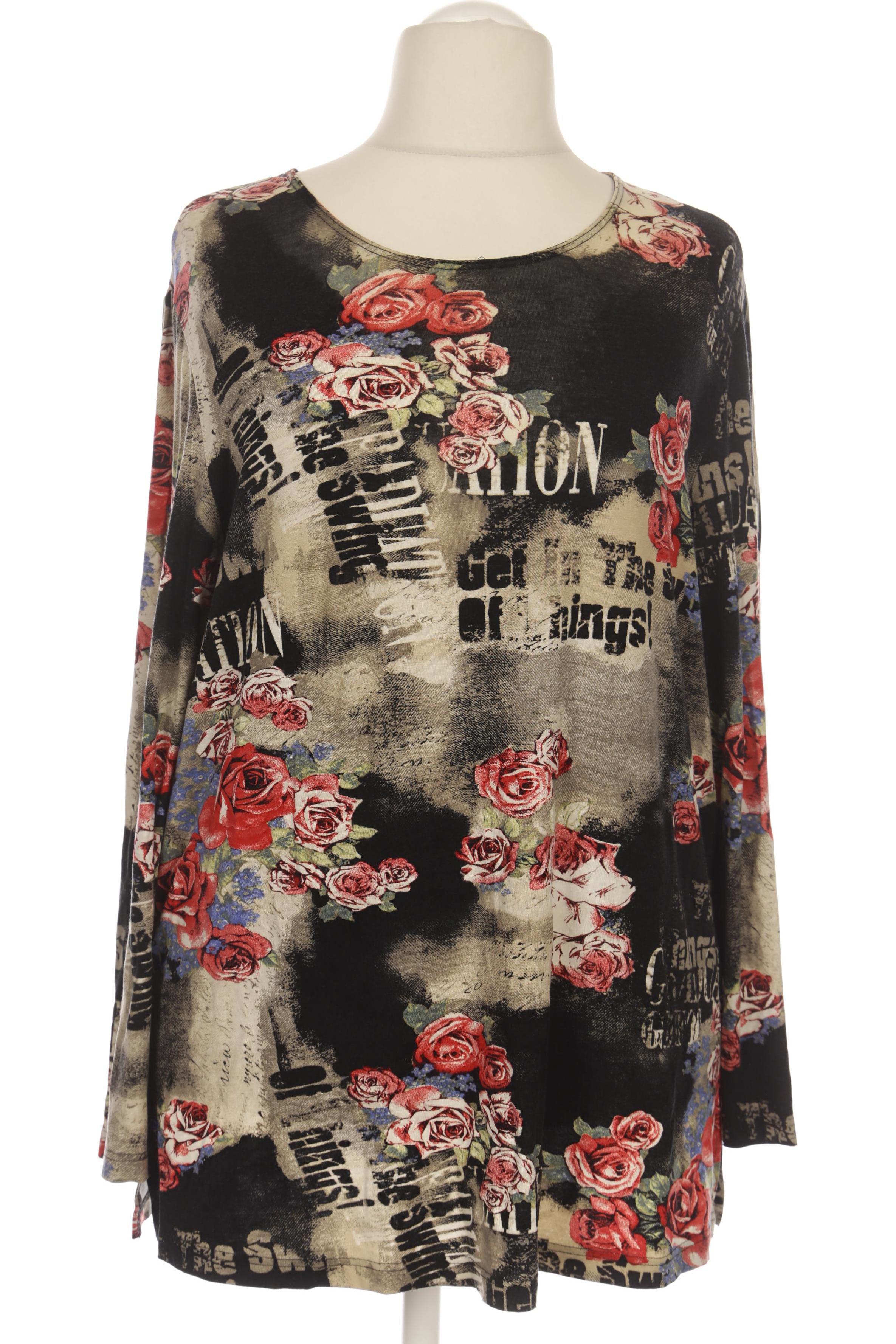 

Ulla Popken Damen Langarmshirt, beige, Gr. 46