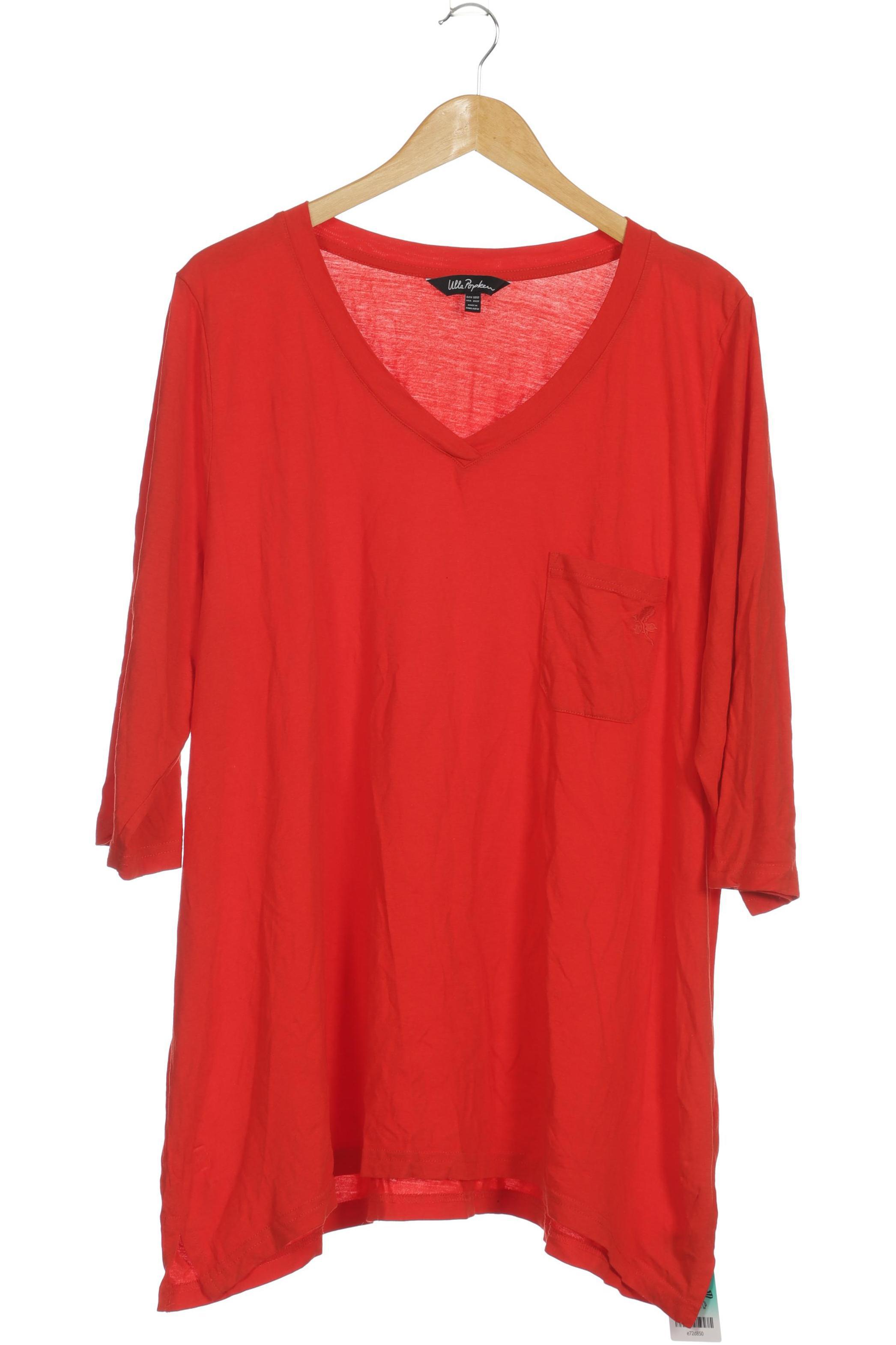 

Ulla Popken Damen Langarmshirt, rot, Gr. 50