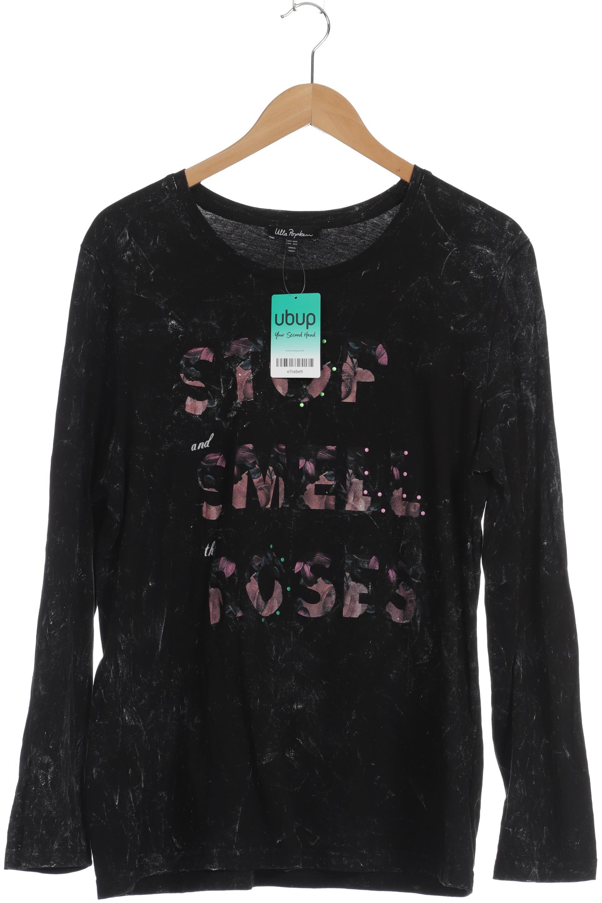 

Ulla Popken Damen Langarmshirt, schwarz, Gr. 42