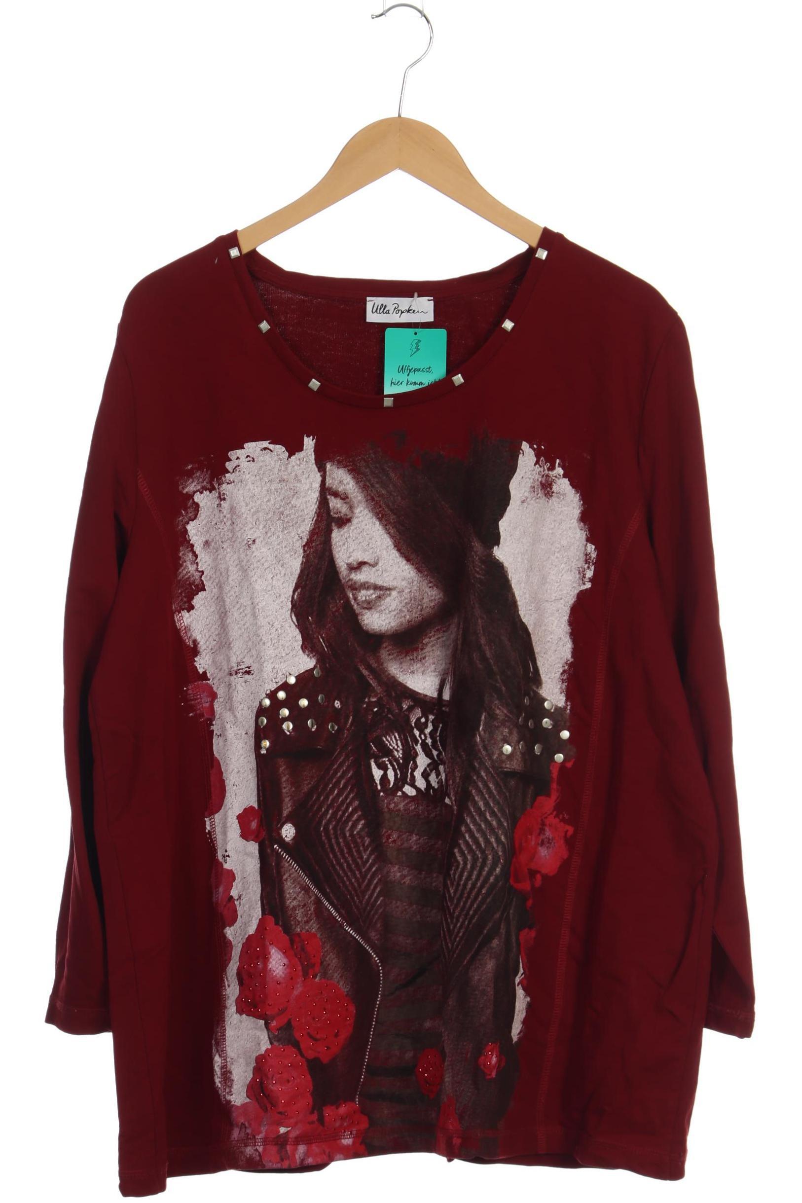 

Ulla Popken Damen Langarmshirt, rot, Gr. 50