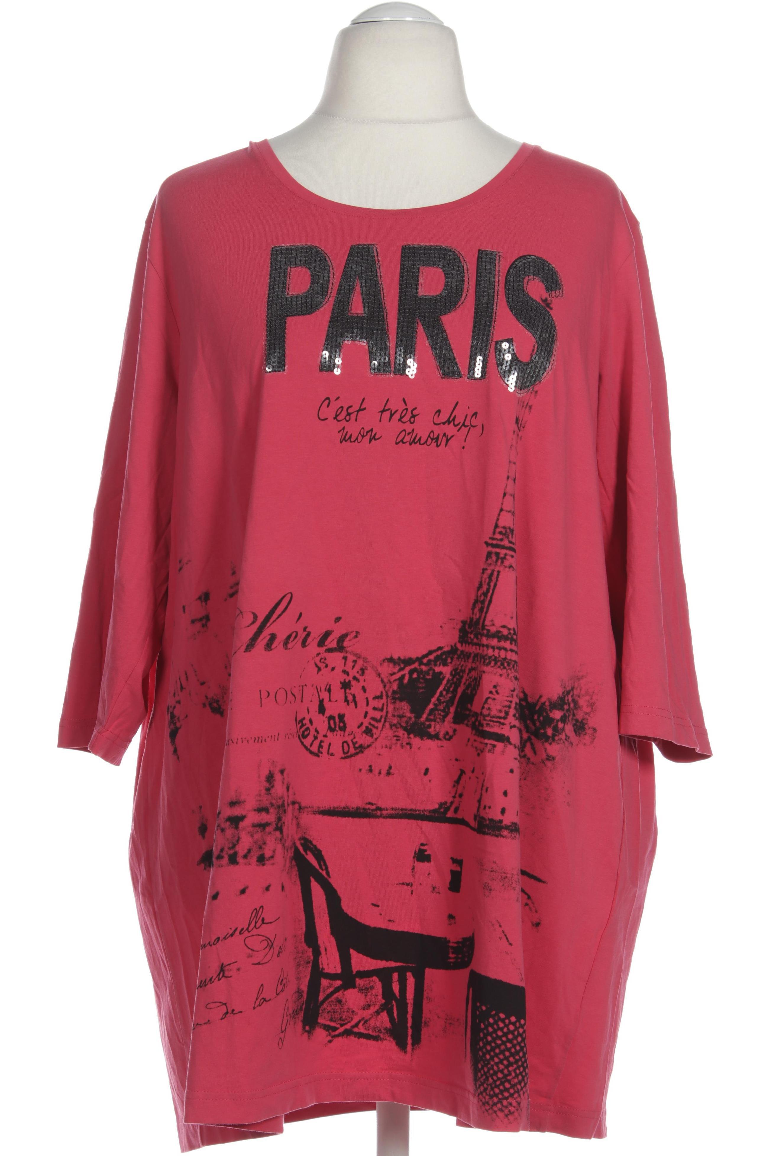 

Ulla Popken Damen Langarmshirt, pink, Gr. 54