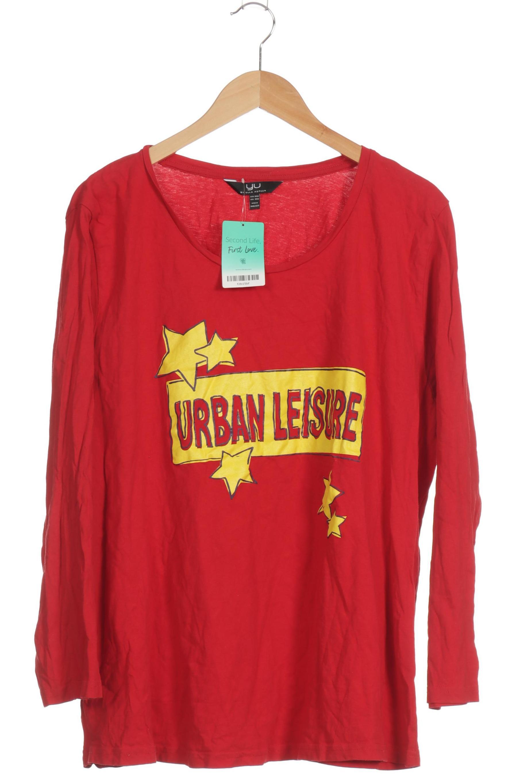 

Ulla Popken Damen Langarmshirt, rot, Gr. 50