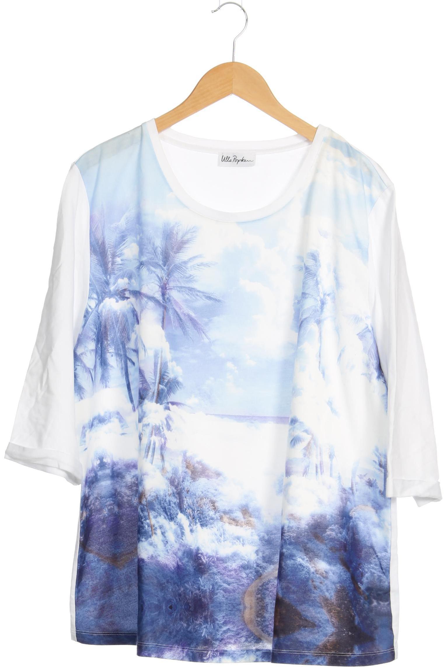 

Ulla Popken Damen Langarmshirt, blau, Gr.