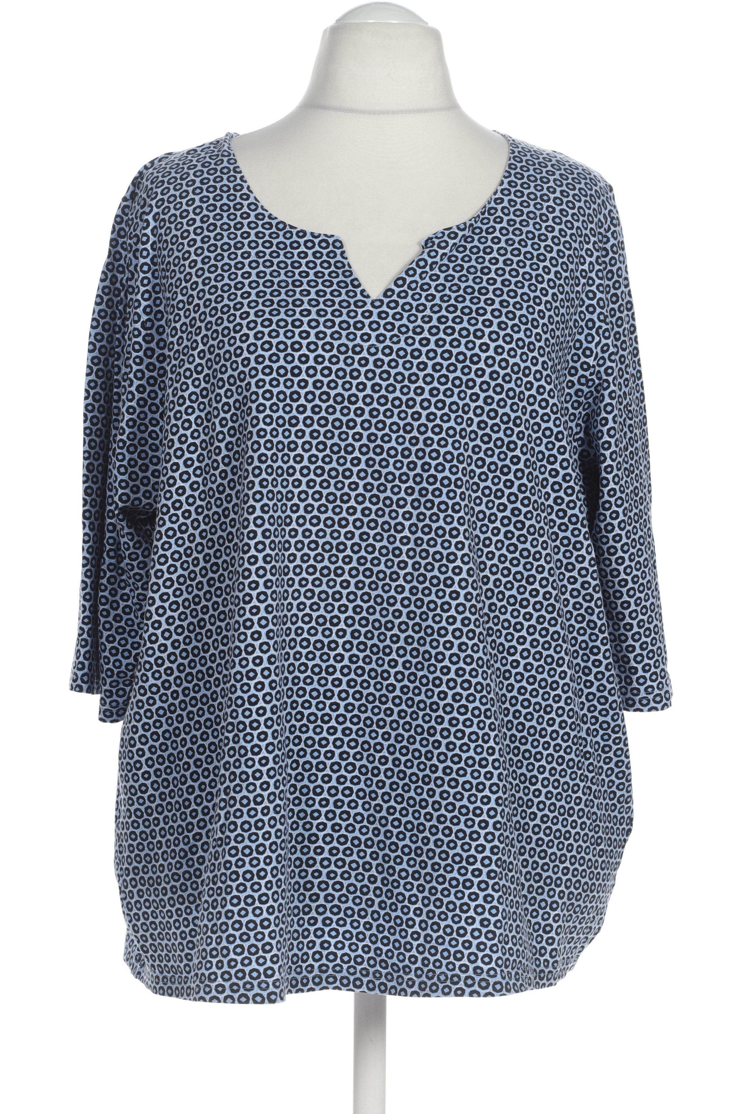 

Ulla Popken Damen Langarmshirt, blau, Gr. 54