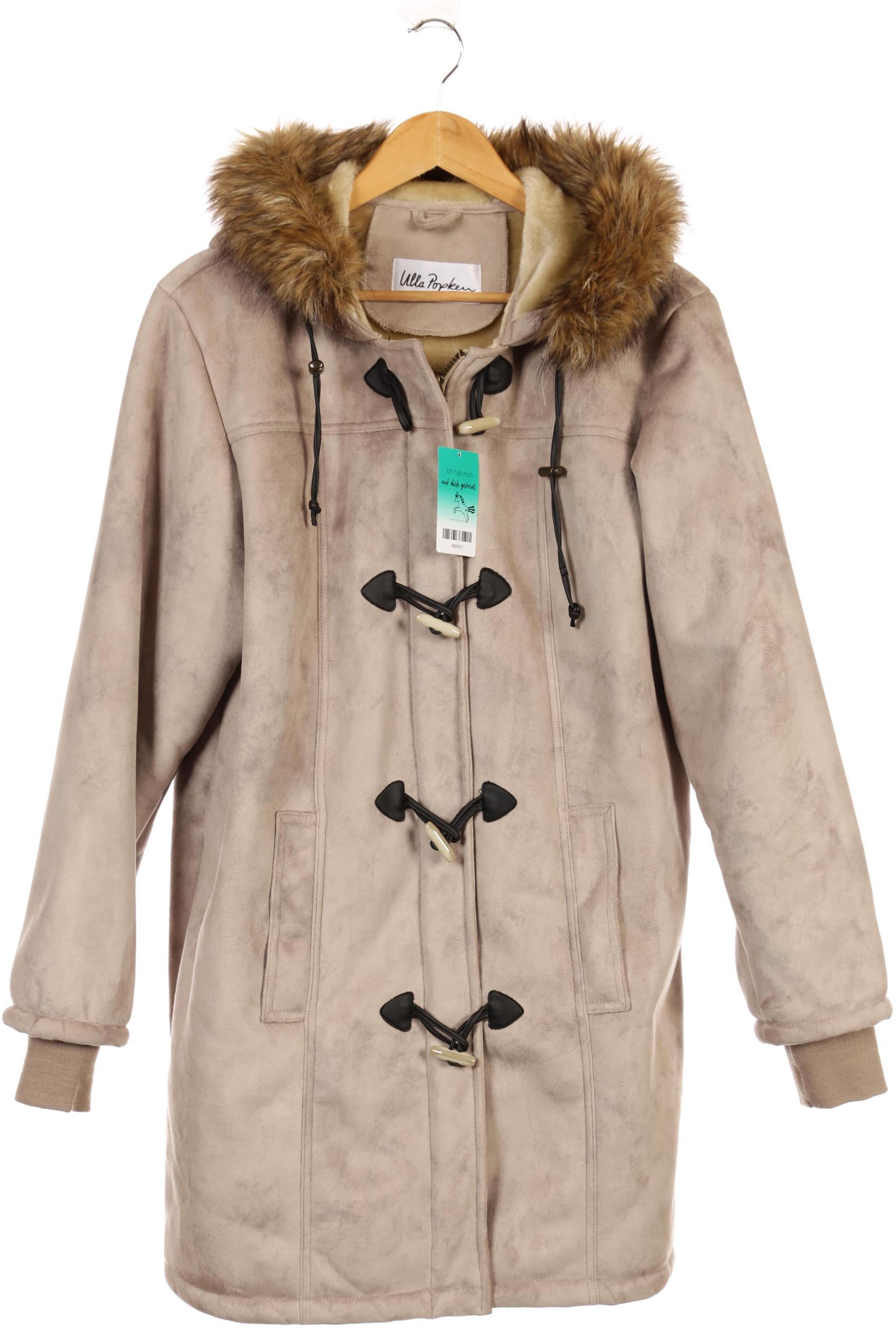 

Ulla Popken Damen Mantel, beige, Gr. 42