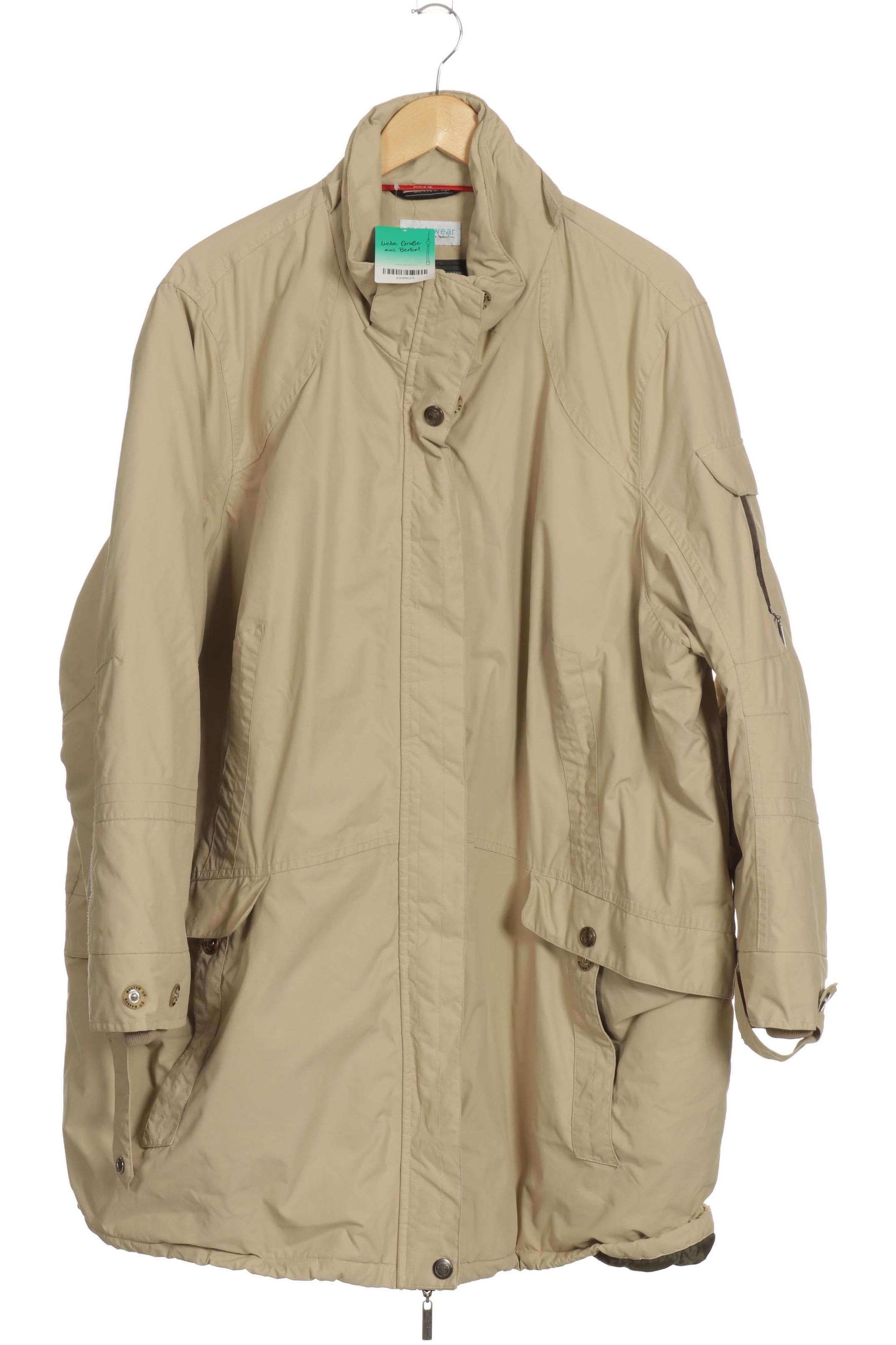 

Ulla Popken Damen Mantel, beige, Gr. 54