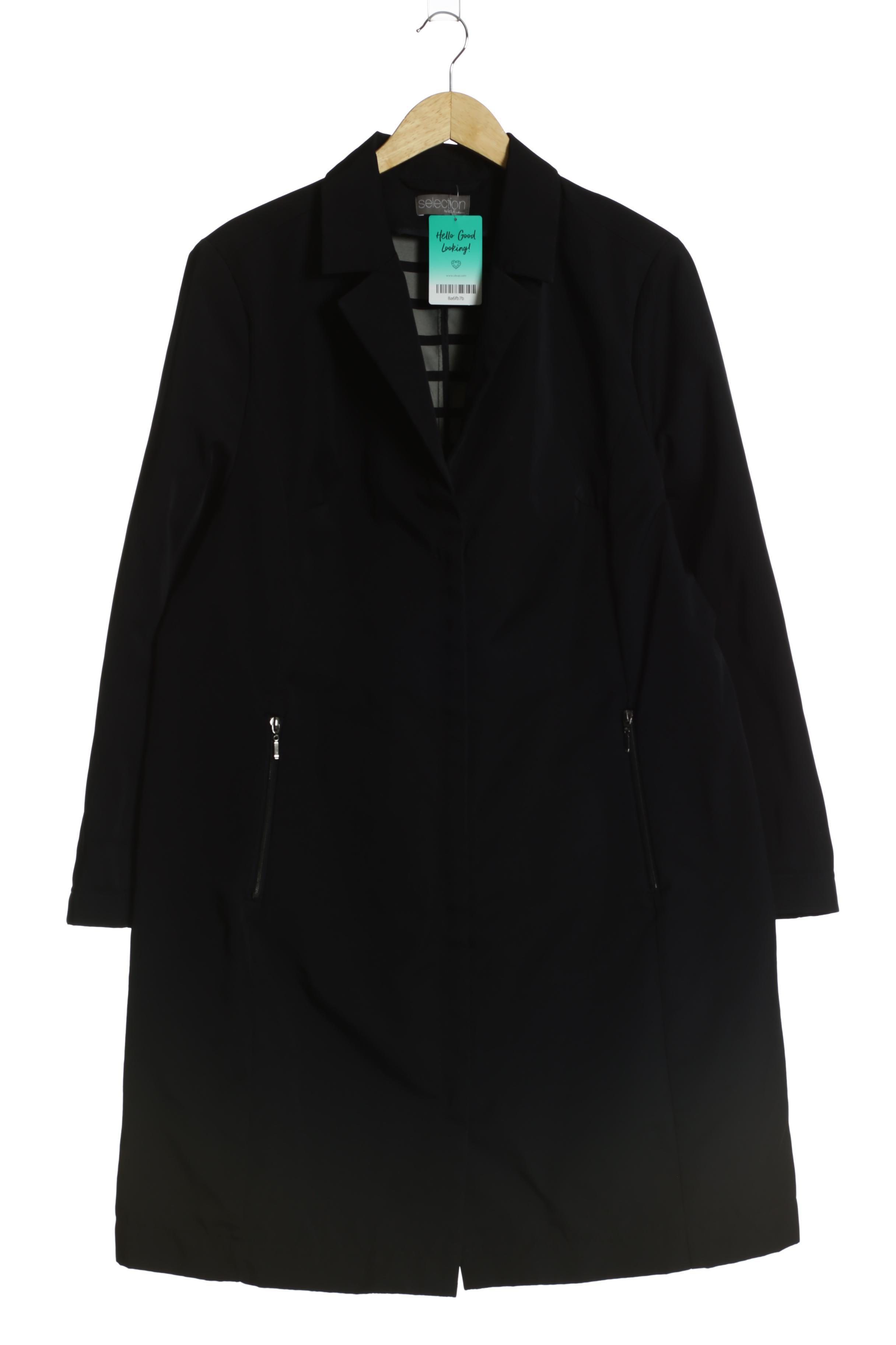 

Ulla Popken Damen Mantel, schwarz, Gr. 46