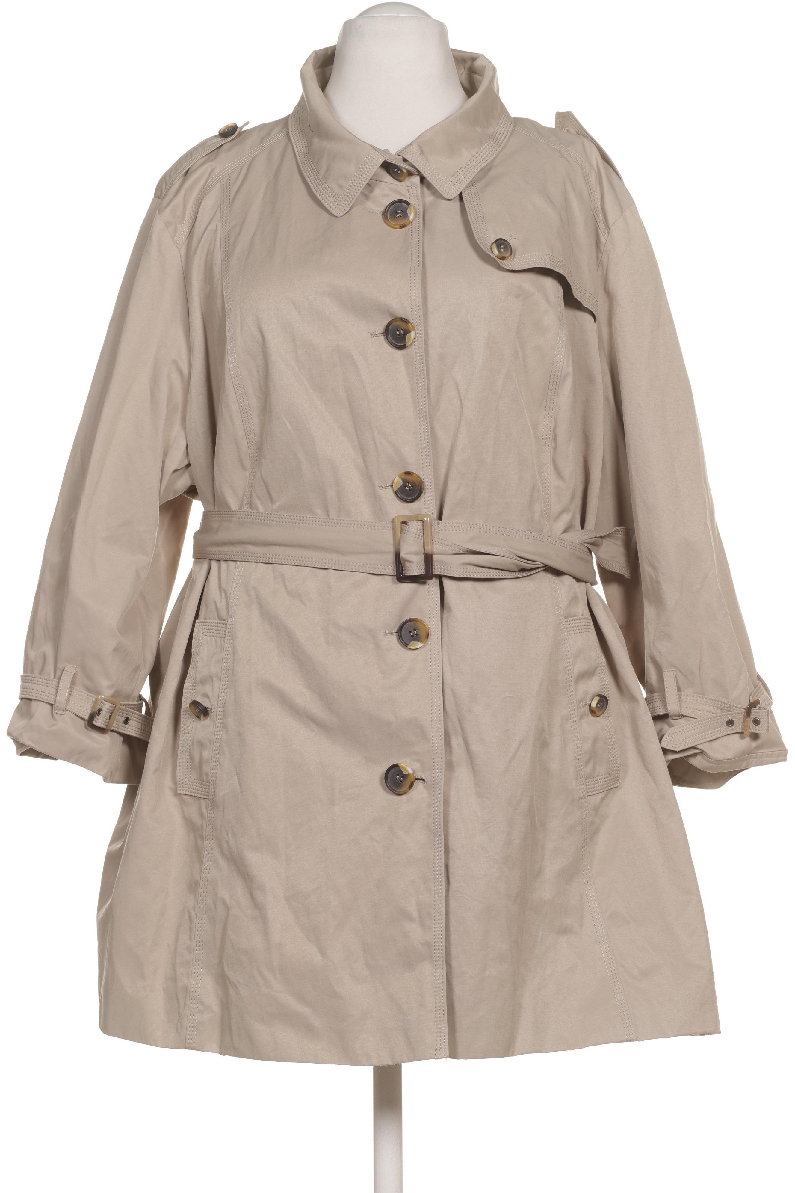 

Ulla Popken Damen Mantel, beige, Gr. 58