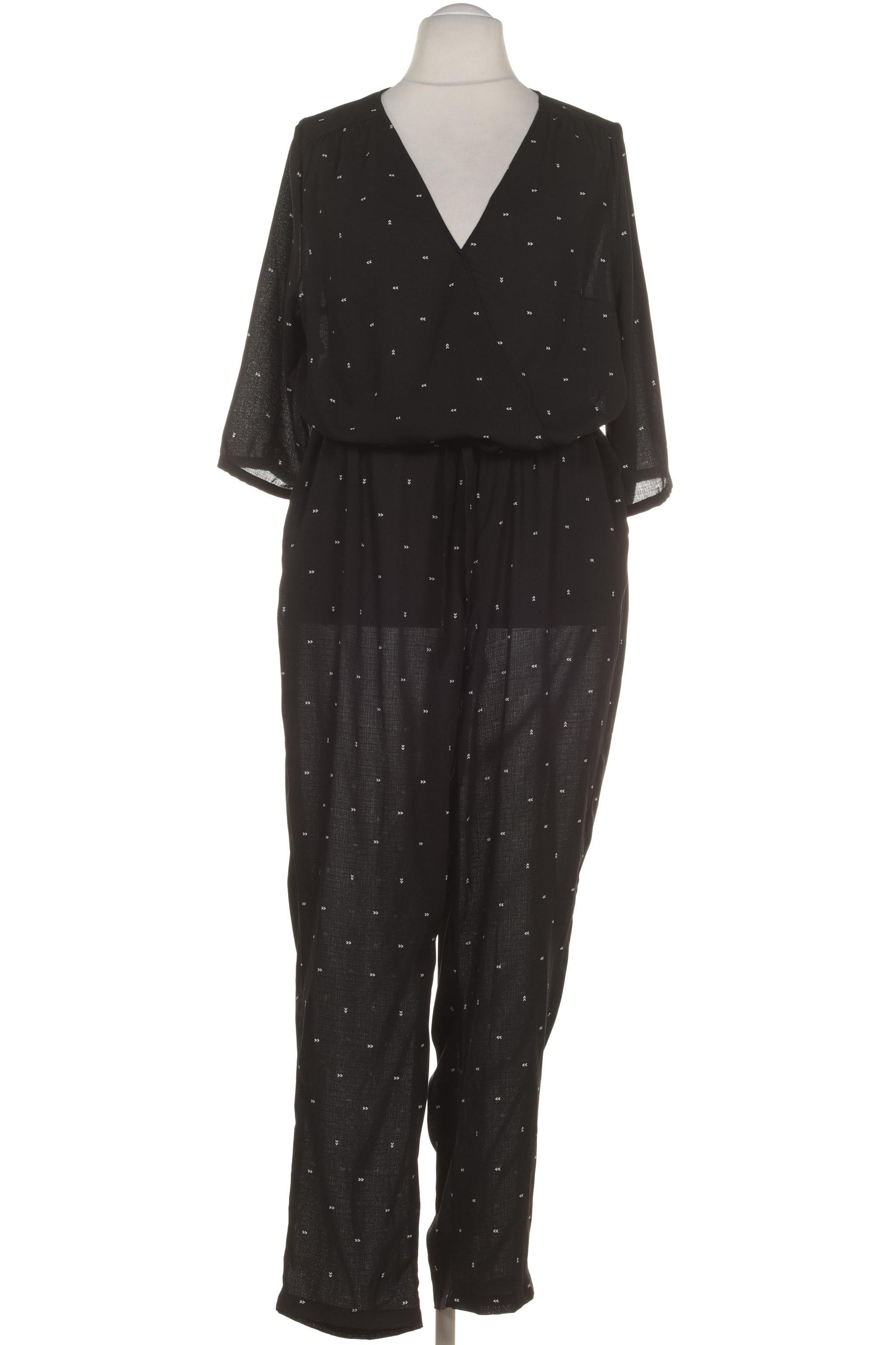 

Ulla Popken Damen Jumpsuit/Overall, schwarz, Gr.