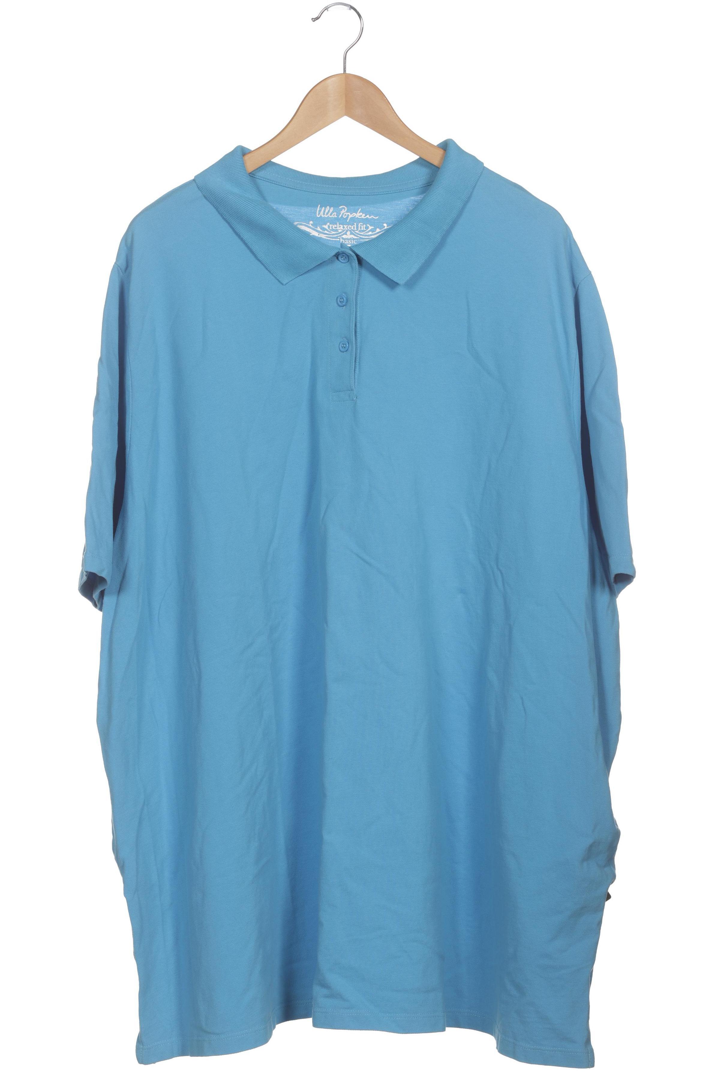 

Ulla Popken Damen Poloshirt, blau, Gr. 62
