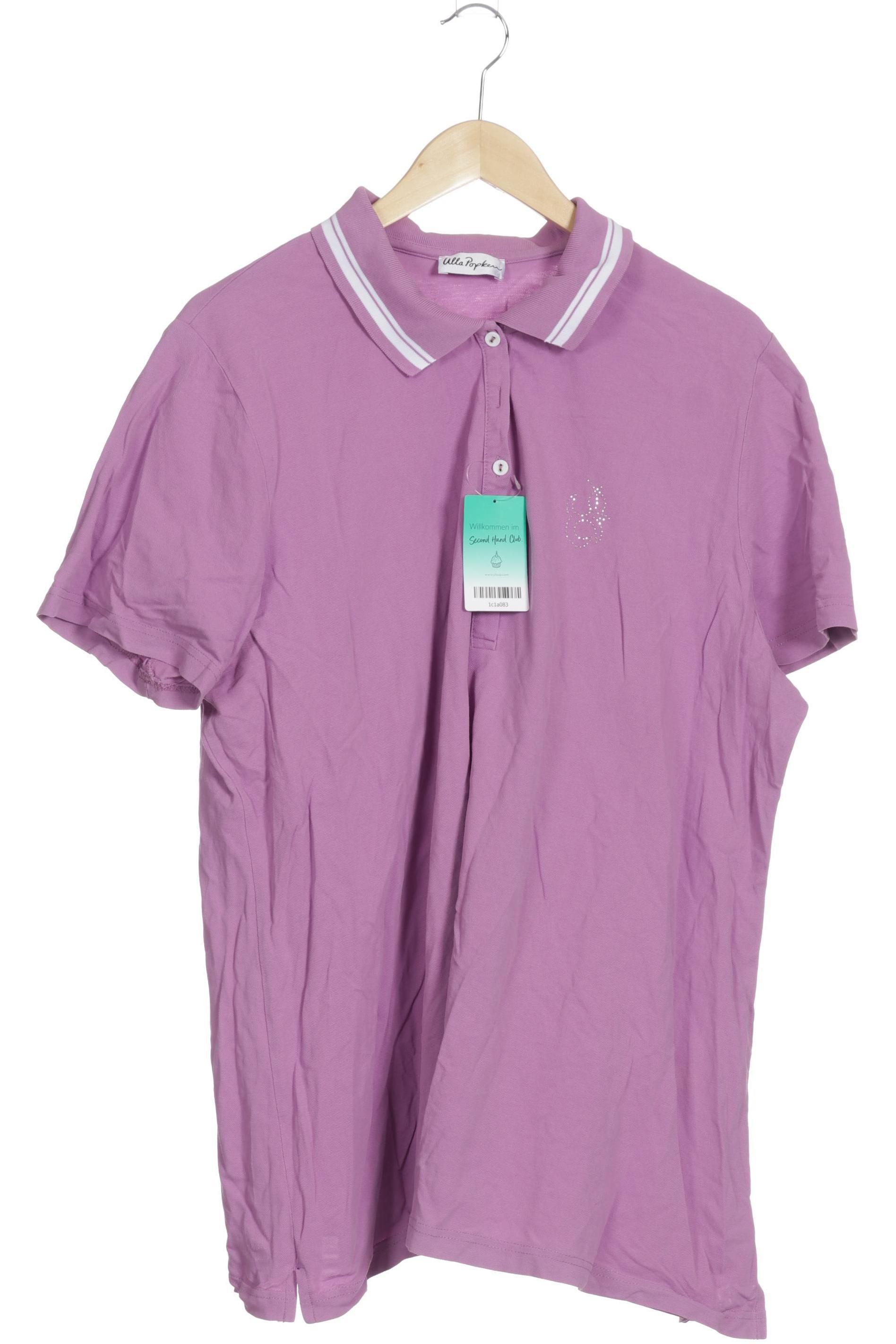 

Ulla Popken Damen Poloshirt, lila, Gr. 54